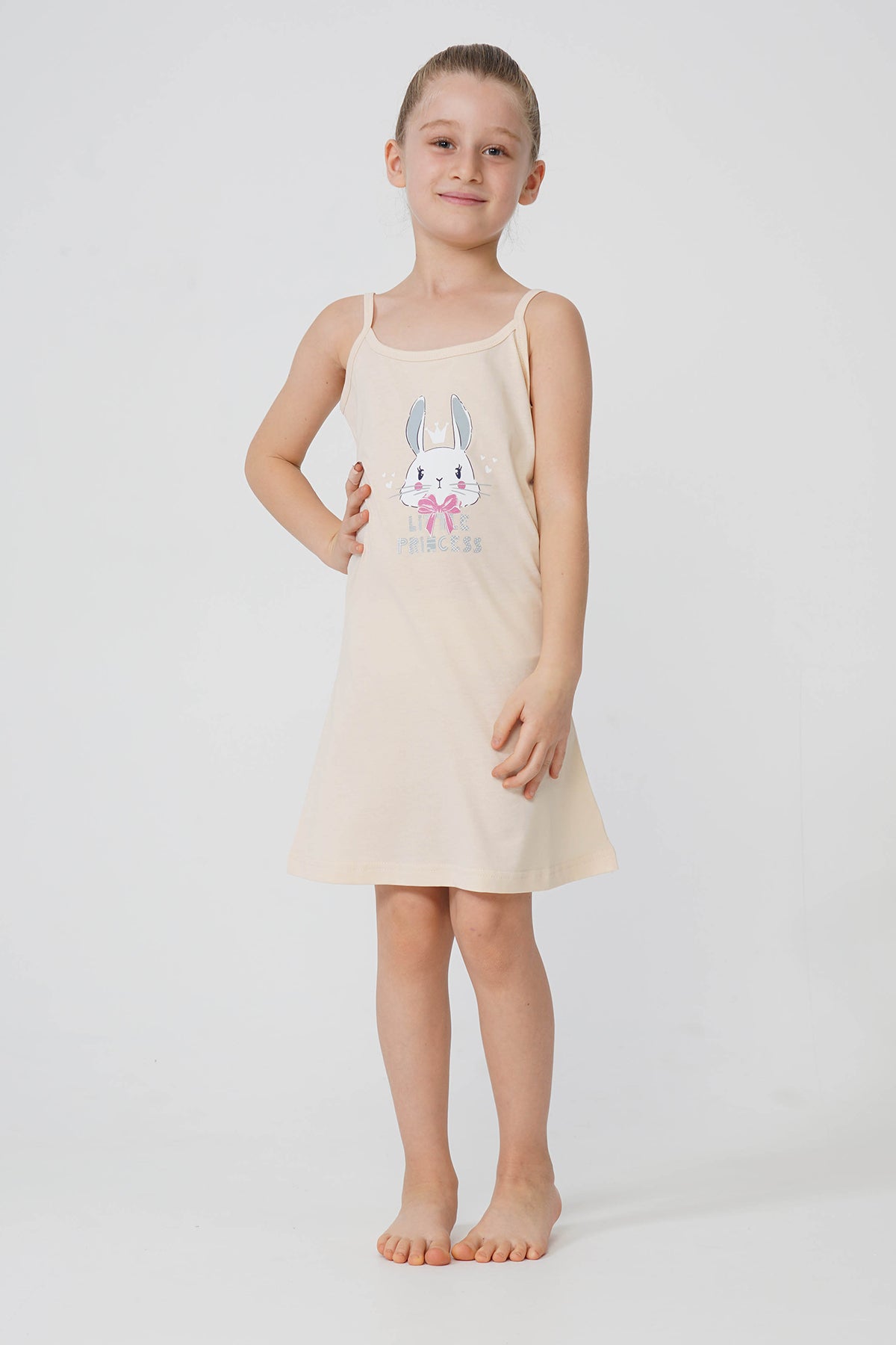 Image of KADIN P.SUPREM O YAKA UZUN KOL ETEGI OVAL PIJAMA TAKIM