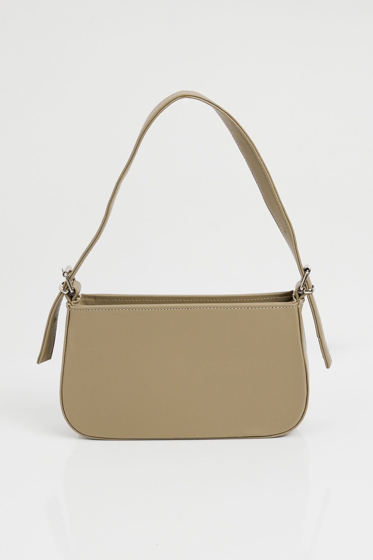 Image of 010172 Flat Baguette Shoulder Bag - Light Green