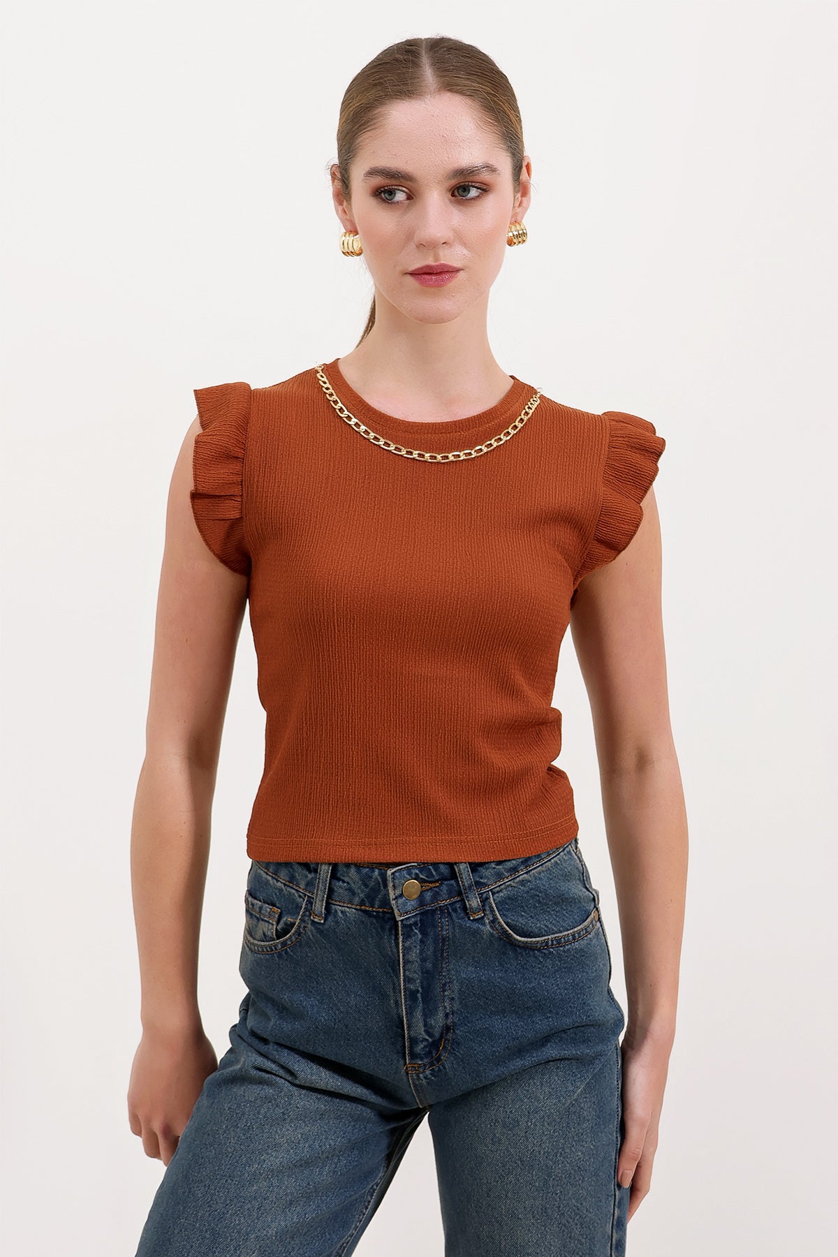 Image of 0430 Bluză tricotată - Bej