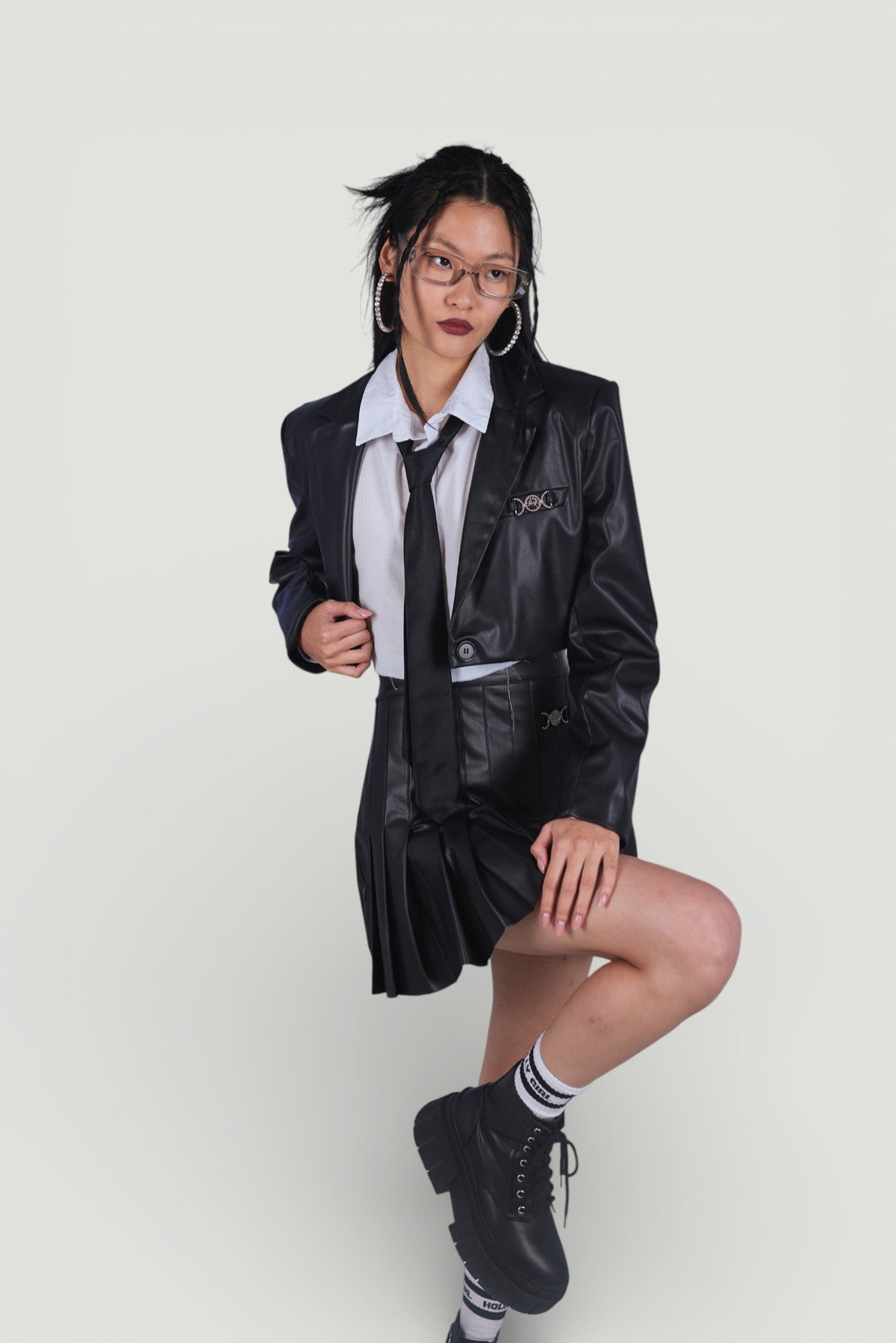 Image of Crop Model Astarlı College Ceket Siyah
