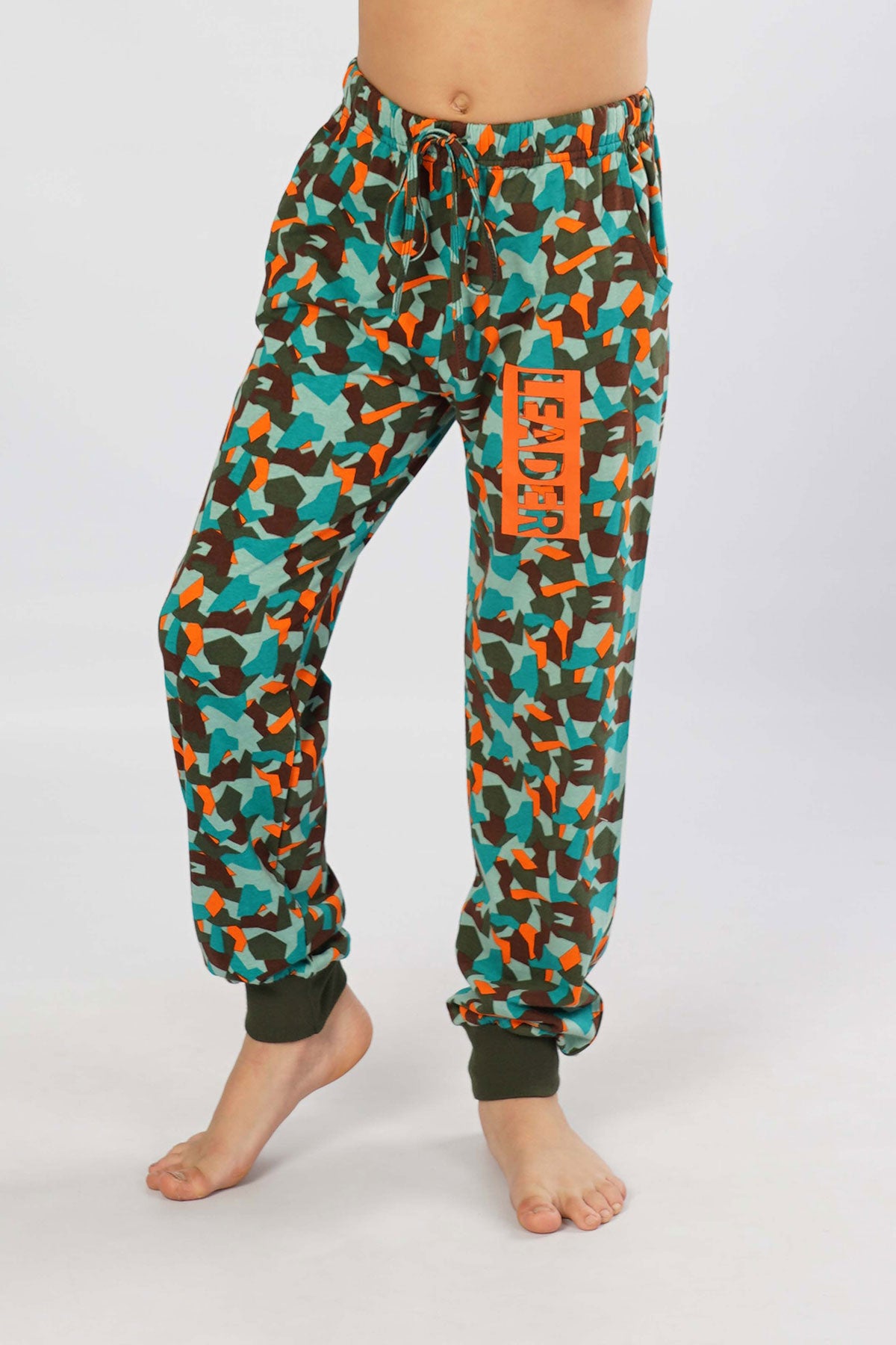Image of ERKEK COCUK P.SUPREM MANSETLI CEPLI TEK ALT PIJAMA
