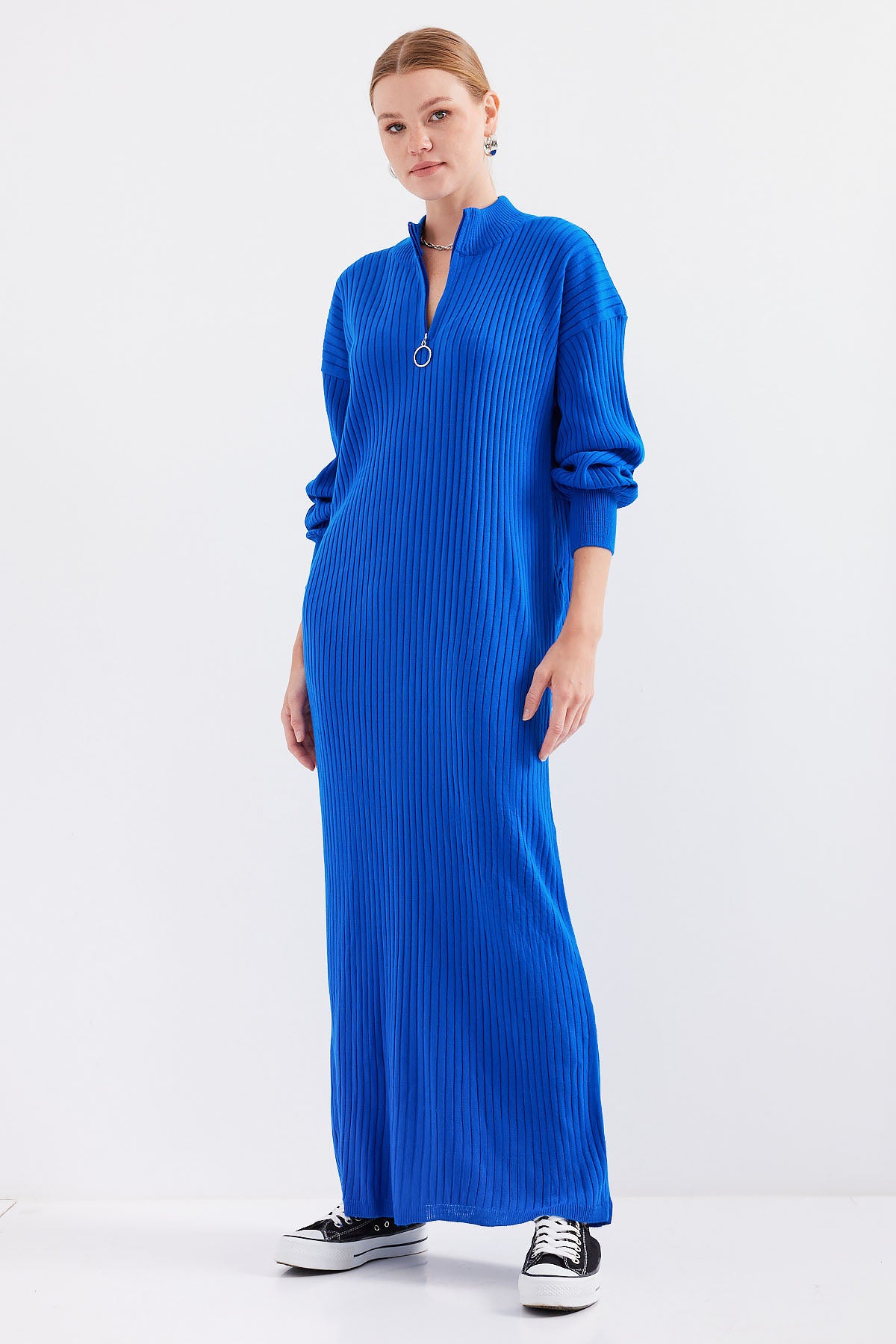 Image of 15839 Boydan Triko Elbise - Saks