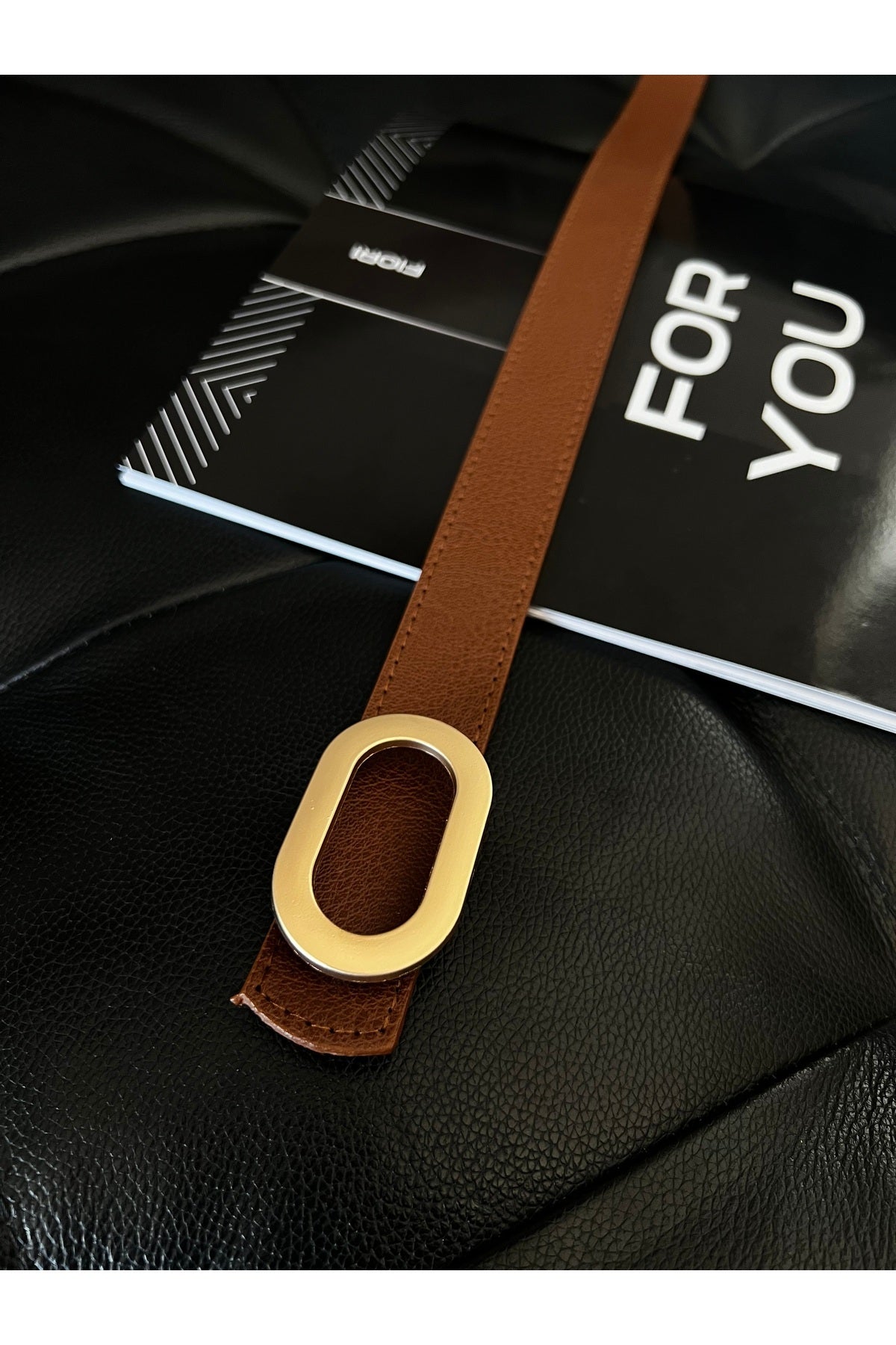 Image of 4'lü Oval Gümüş Tokalı Kadın Pantolon Kemeri, Ceket Kemeri, Gömlek Kemeri, Elbise Kemeri