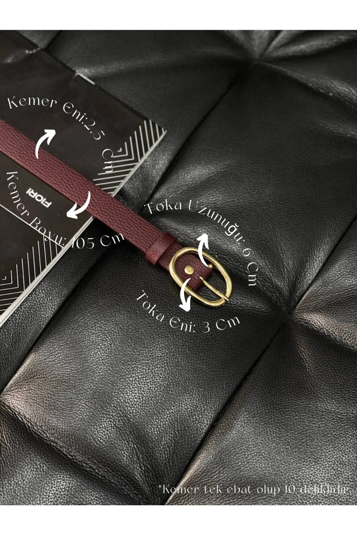 Image of Oval Gold Tokalı Kadın Pantolon Kemeri, Ceket Kemeri, Elbise Kemeri, Gömlek Kemeri