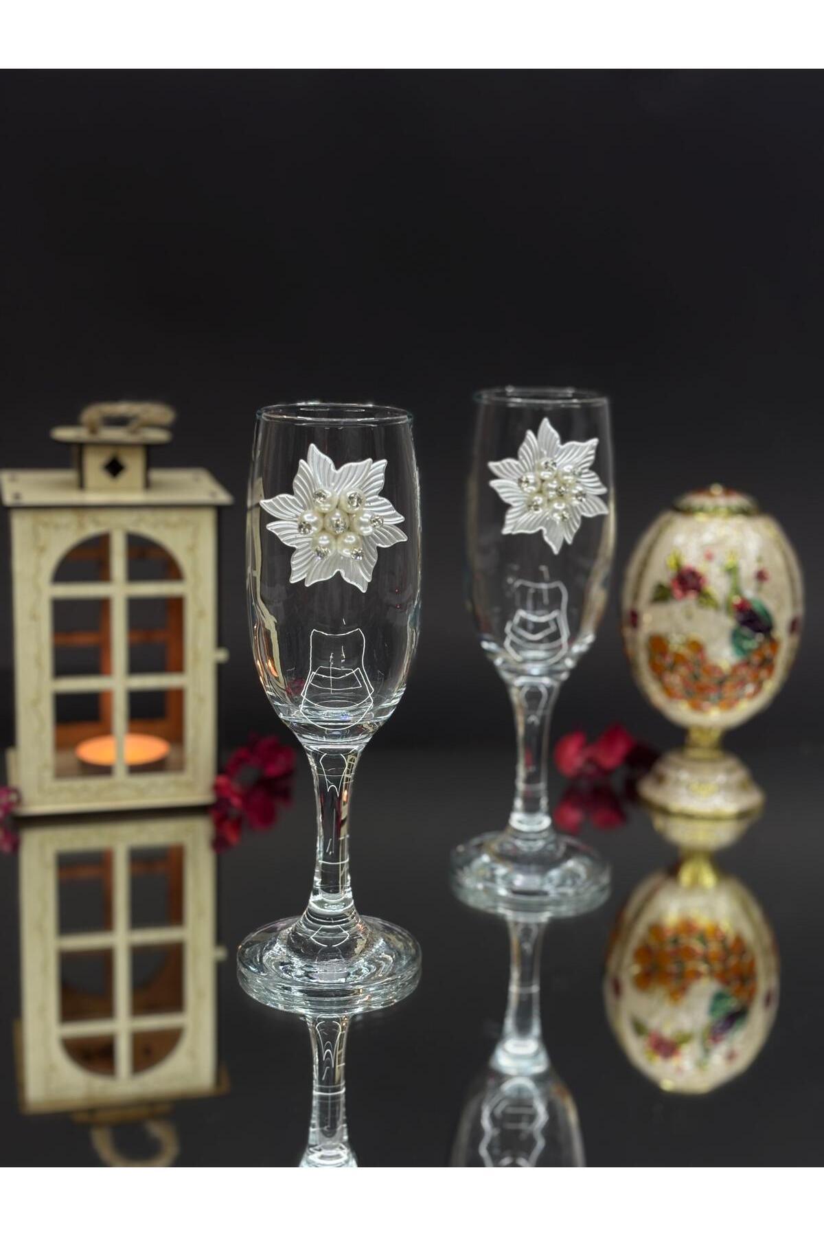 Image of İnci Çiçeği Kahve Yanı 2’li - 190 ml