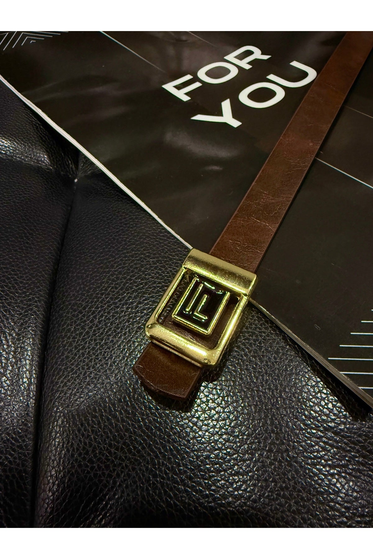 Image of 2'li F Logolu Gold-gümüş Tokalı Kadın Kemeri, Gold Kadın Kemeri, Pantolon Kemeri, Ceket Kemeri