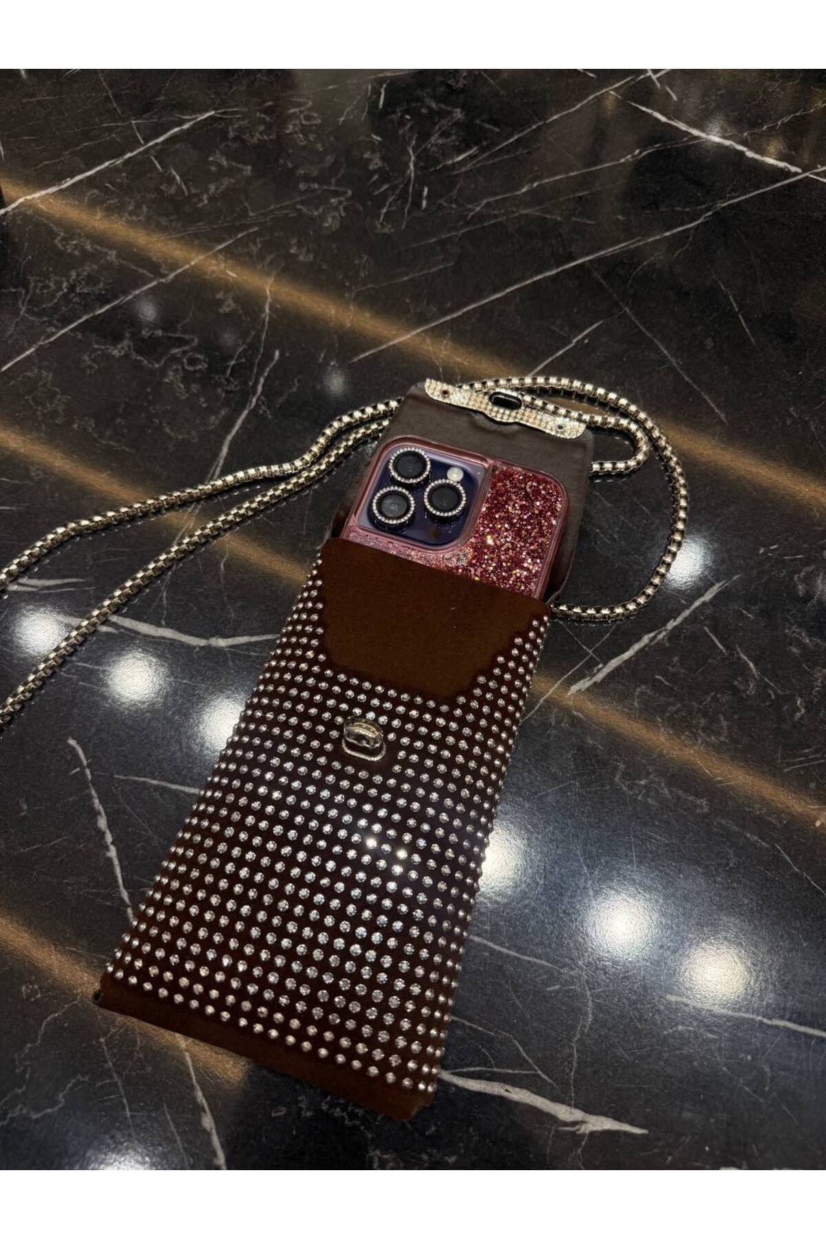Image of Kadın Suni Deri El Çantası Omuz Çantası Telefon Çantası
