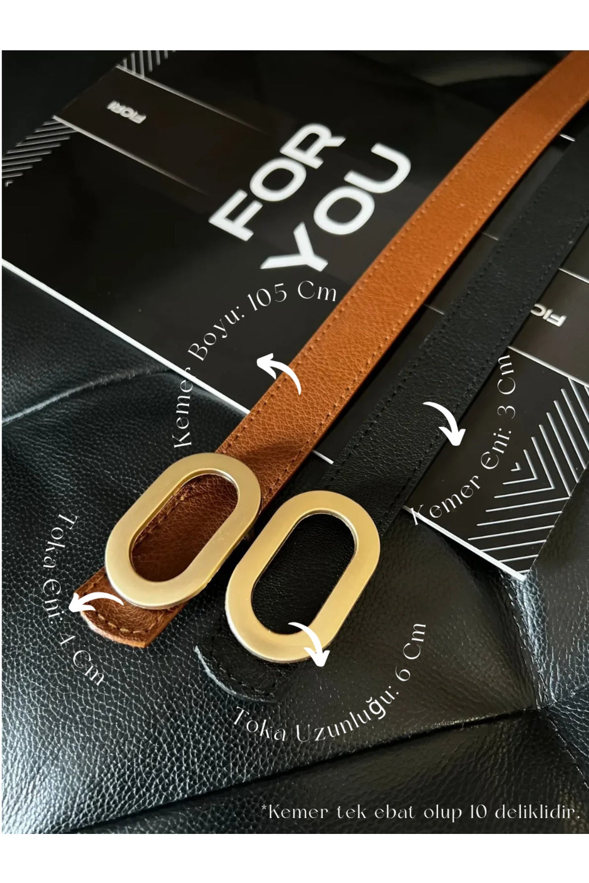 Image of 4'lü Oval Gümüş Tokalı Kadın Pantolon Kemeri, Ceket Kemeri, Gömlek Kemeri, Elbise Kemeri