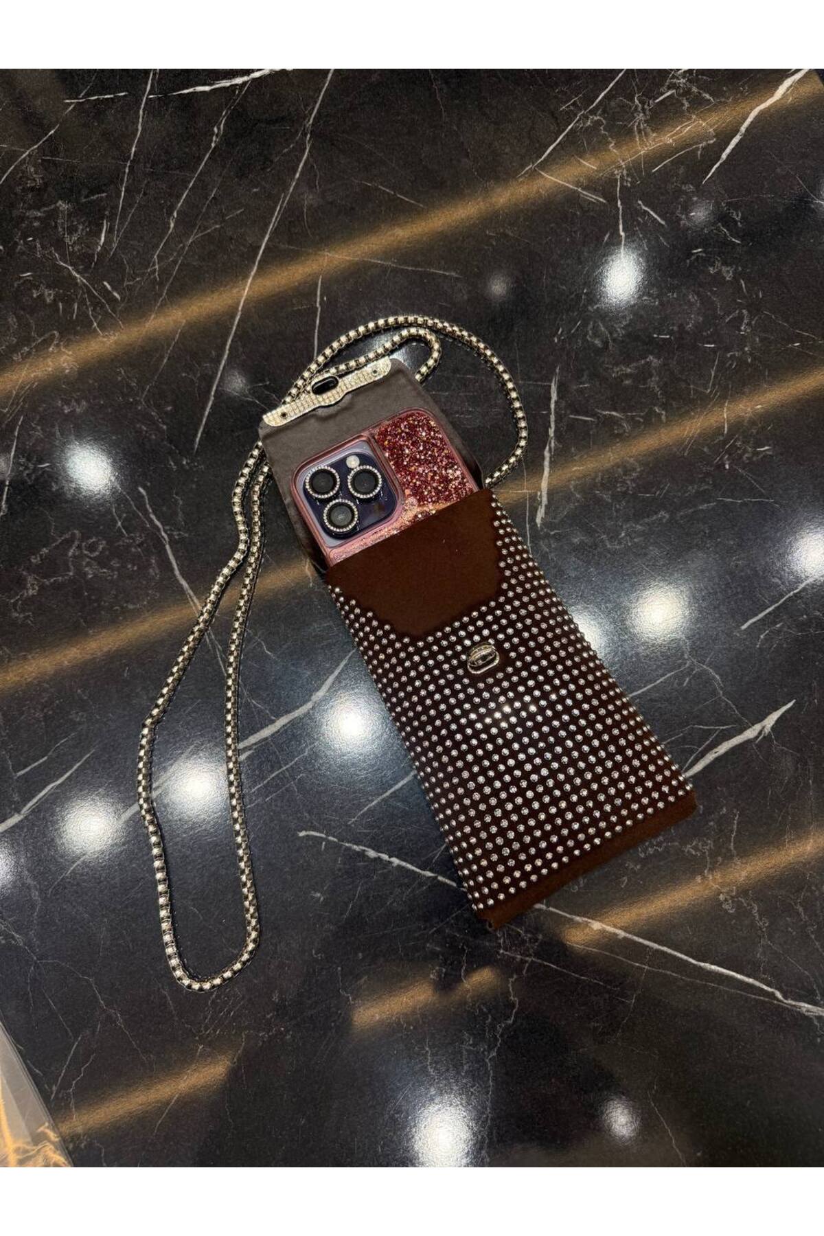 Image of Kadın Suni Deri El Çantası Omuz Çantası Telefon Çantası