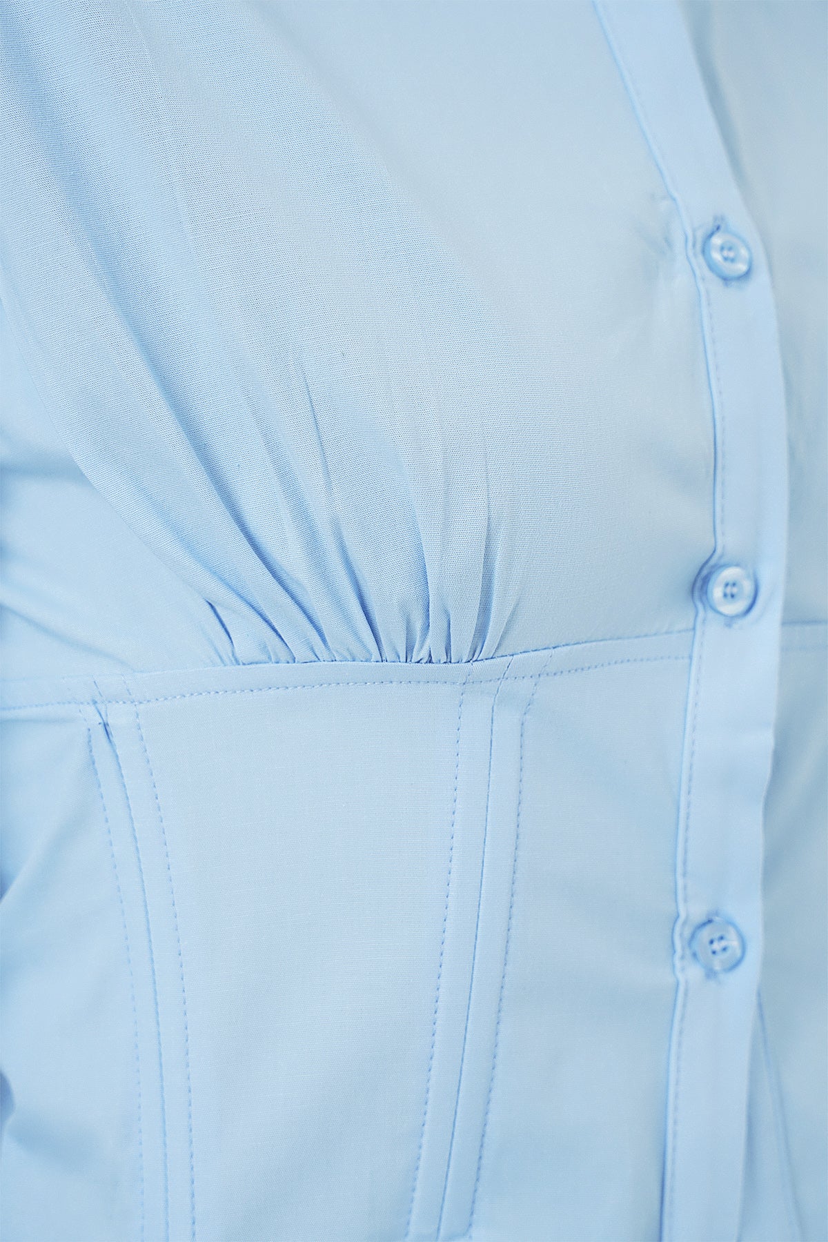Image of 20231 Slim Fit Poplin Gömlek - Mavi
