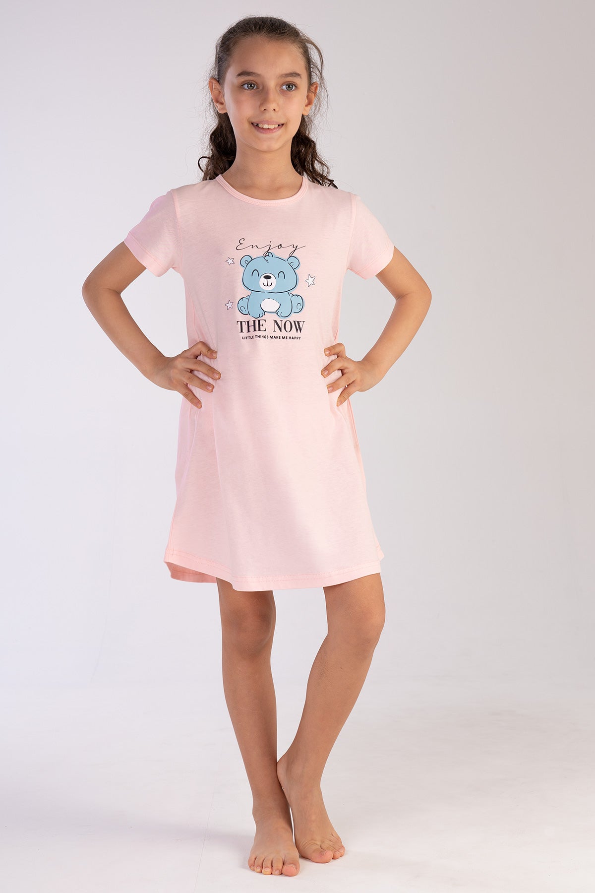 Image of KIZ COCUK P.SUPREM O YAKA KISA KOL ETEGI OVAL TUNIK(3-4/9-10)