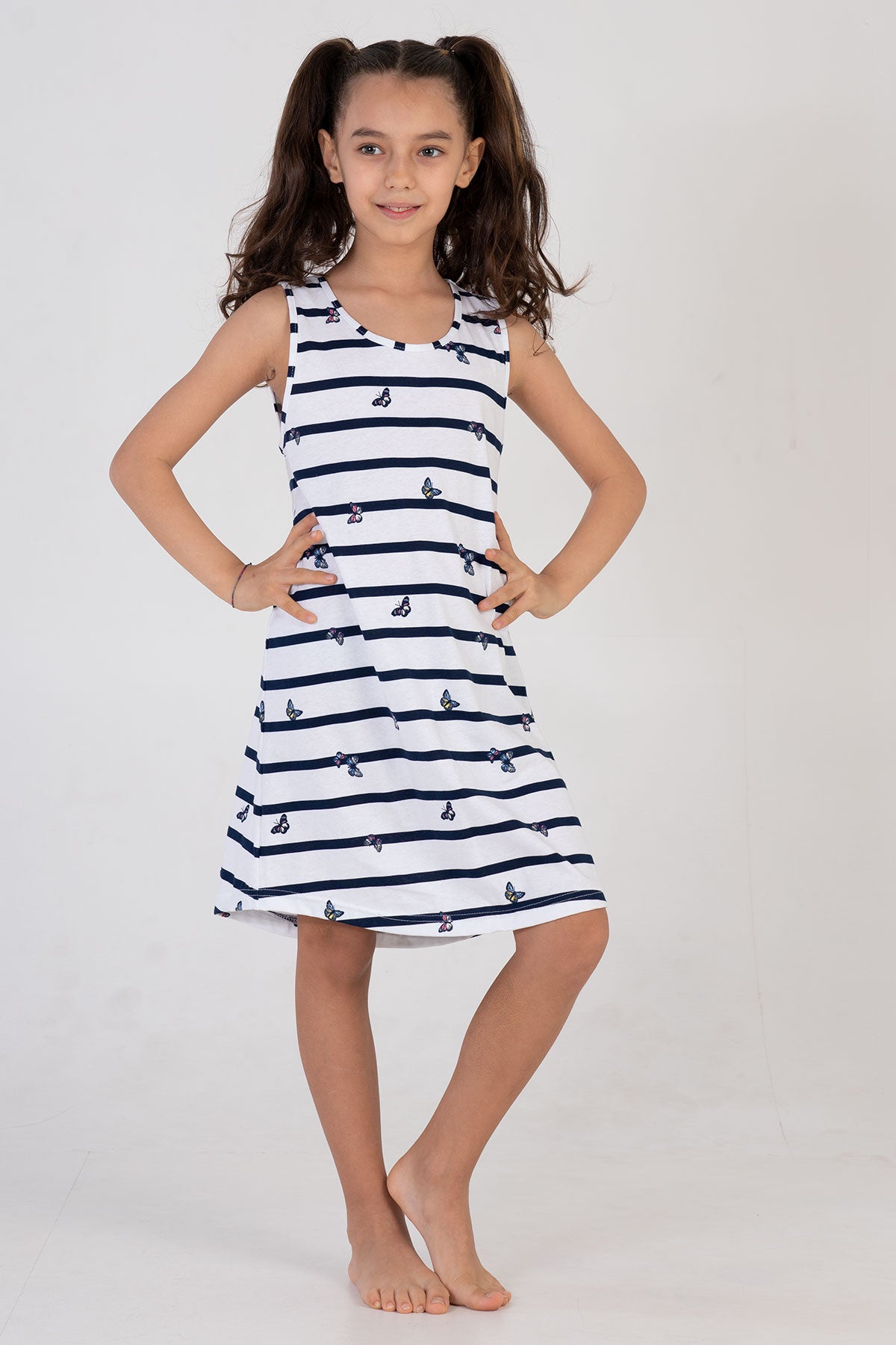 Image of KIZ COCUK P.SUPREM KALIN ASKILI ETEGI OVAL TUNIK(3-4/9-10)
