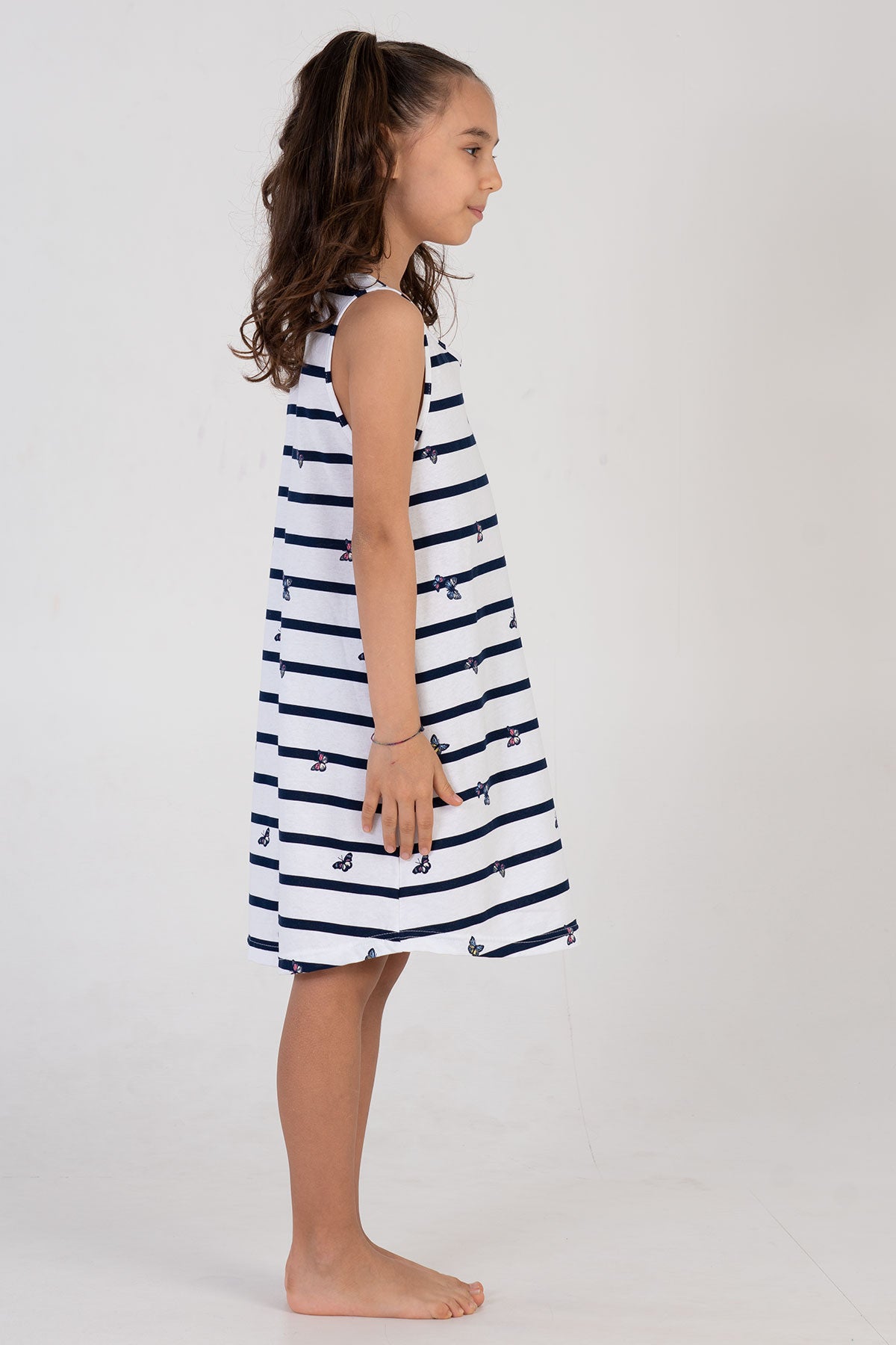 Image of KIZ COCUK P.SUPREM KALIN ASKILI ETEGI OVAL TUNIK(3-4/9-10)