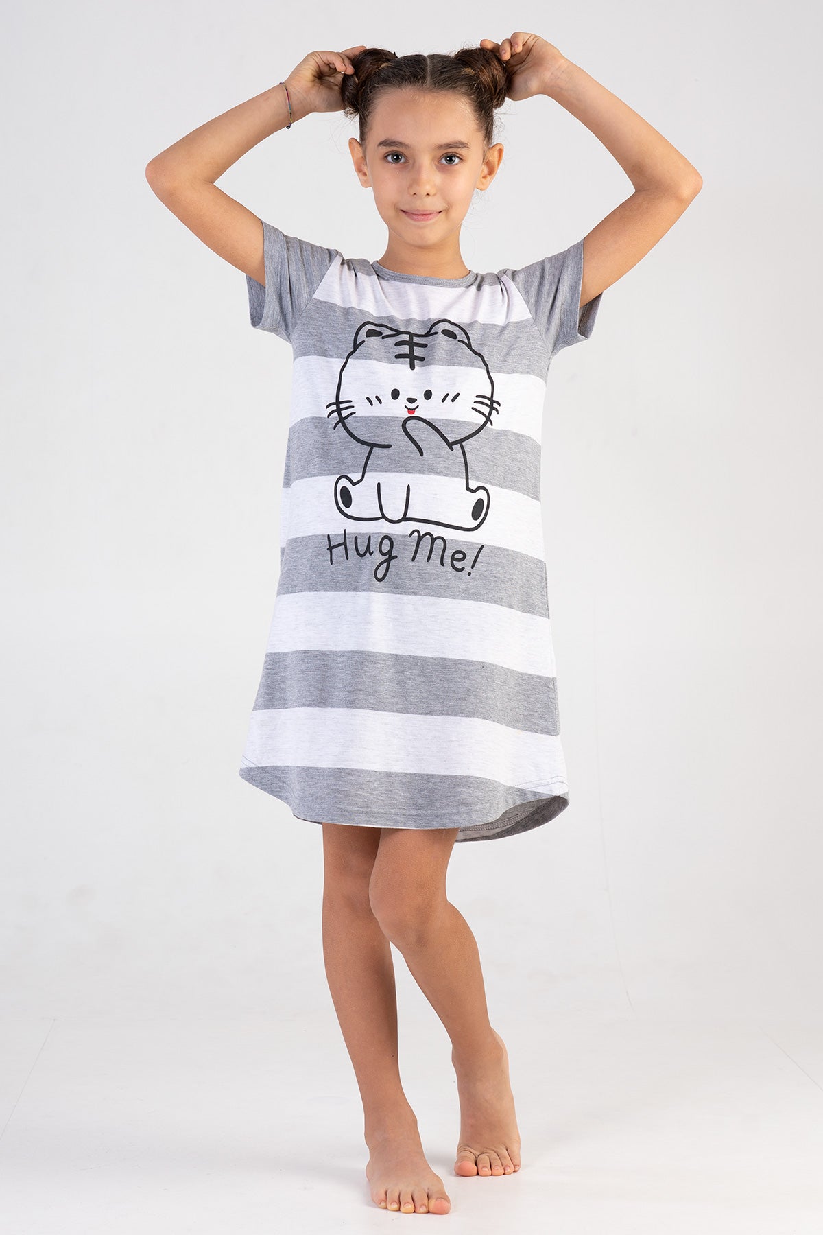 Image of KIZ COCUK P.SUPREM O YAKA KISA KOL ETEGI OVAL TUNIK(3-4/9-10)