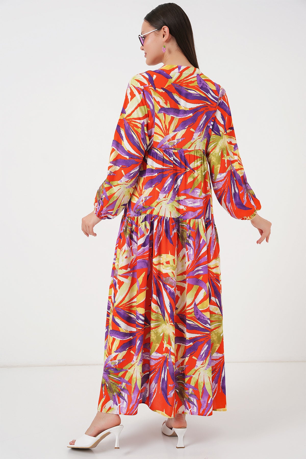 Image of 2423 Rochie Hijab cu model autentic - B.Lila