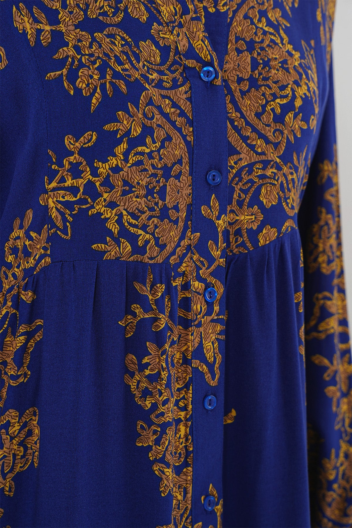 Image of Rochie hijab cu model auriu Saks 2423