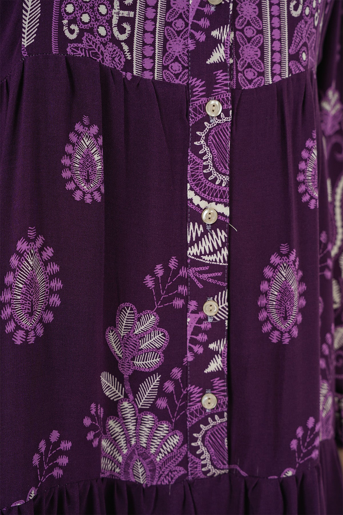 Image of Rochie Hijab cu model autentic 2423 - Violet deschis