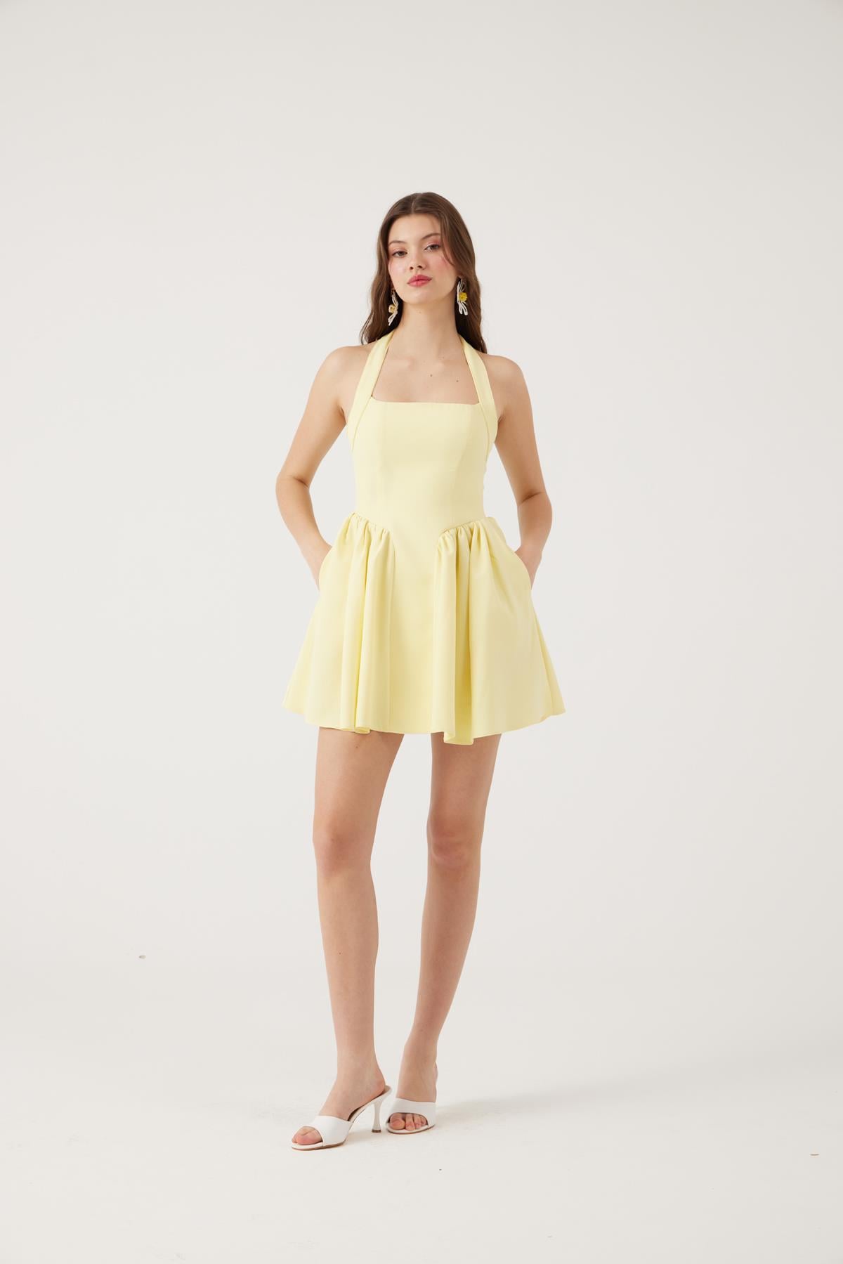Image of Cepli Mini Felici Elbise Sarı