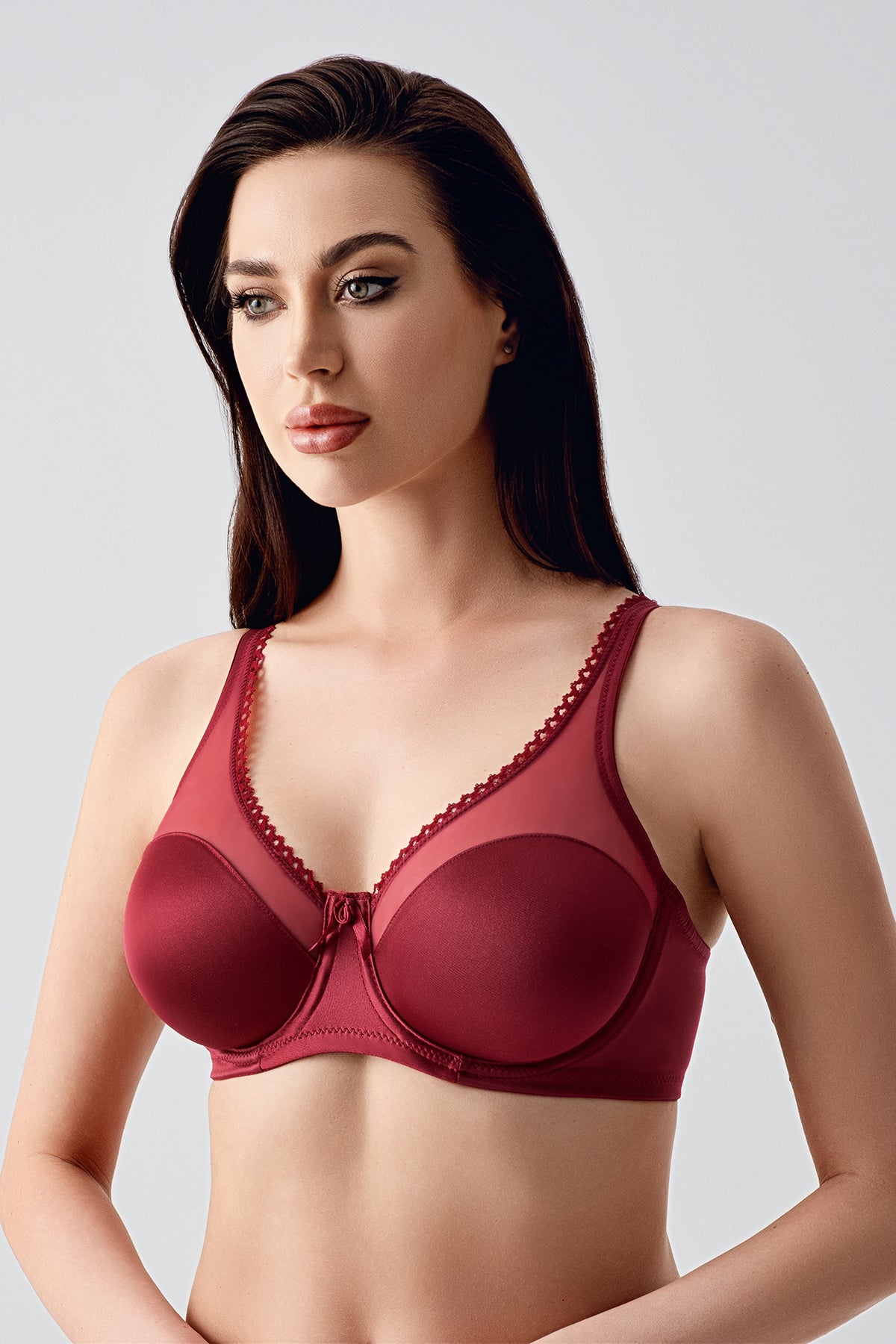 Image of Sutien modelator cu cupă D pentru femei, cu armătură