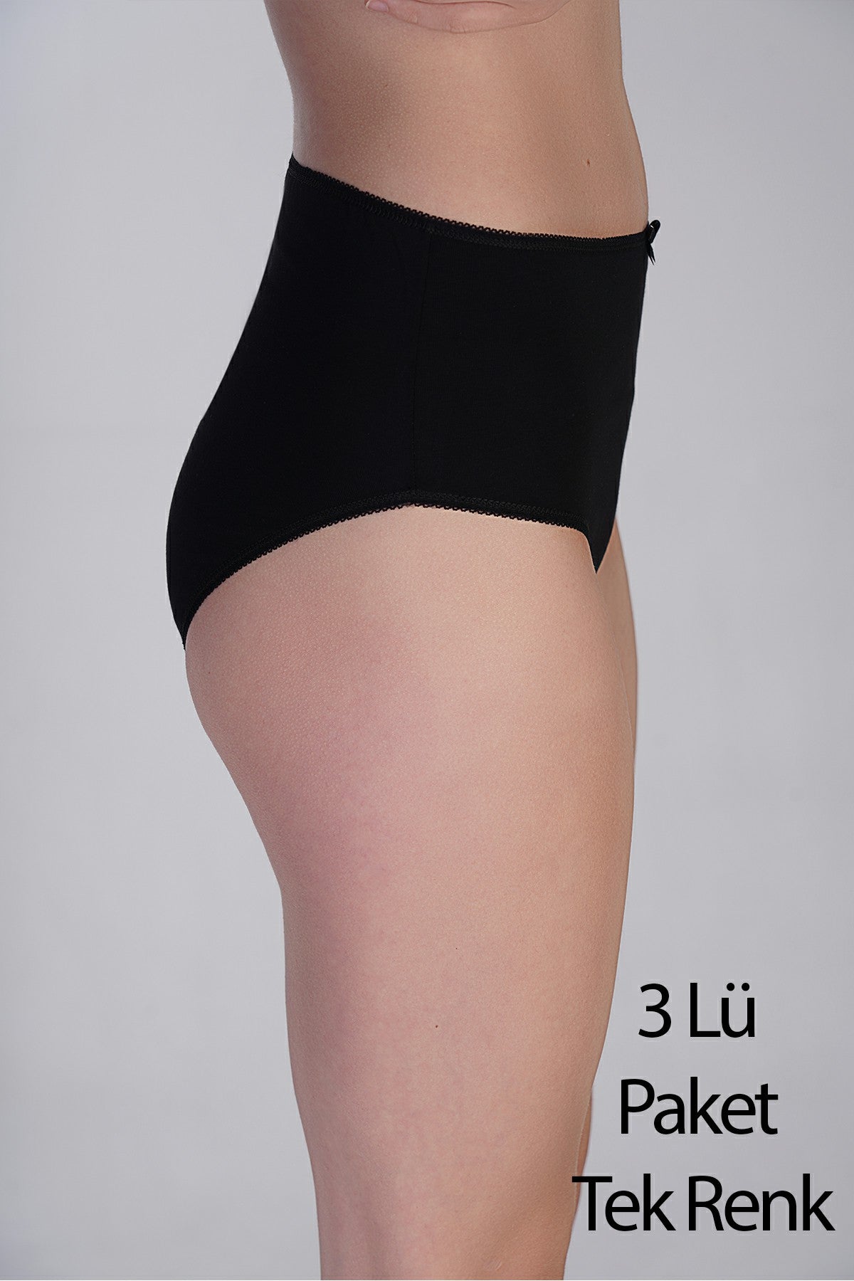Image of Set de 3 bikini pentru femei cu talie mică, din bumbac