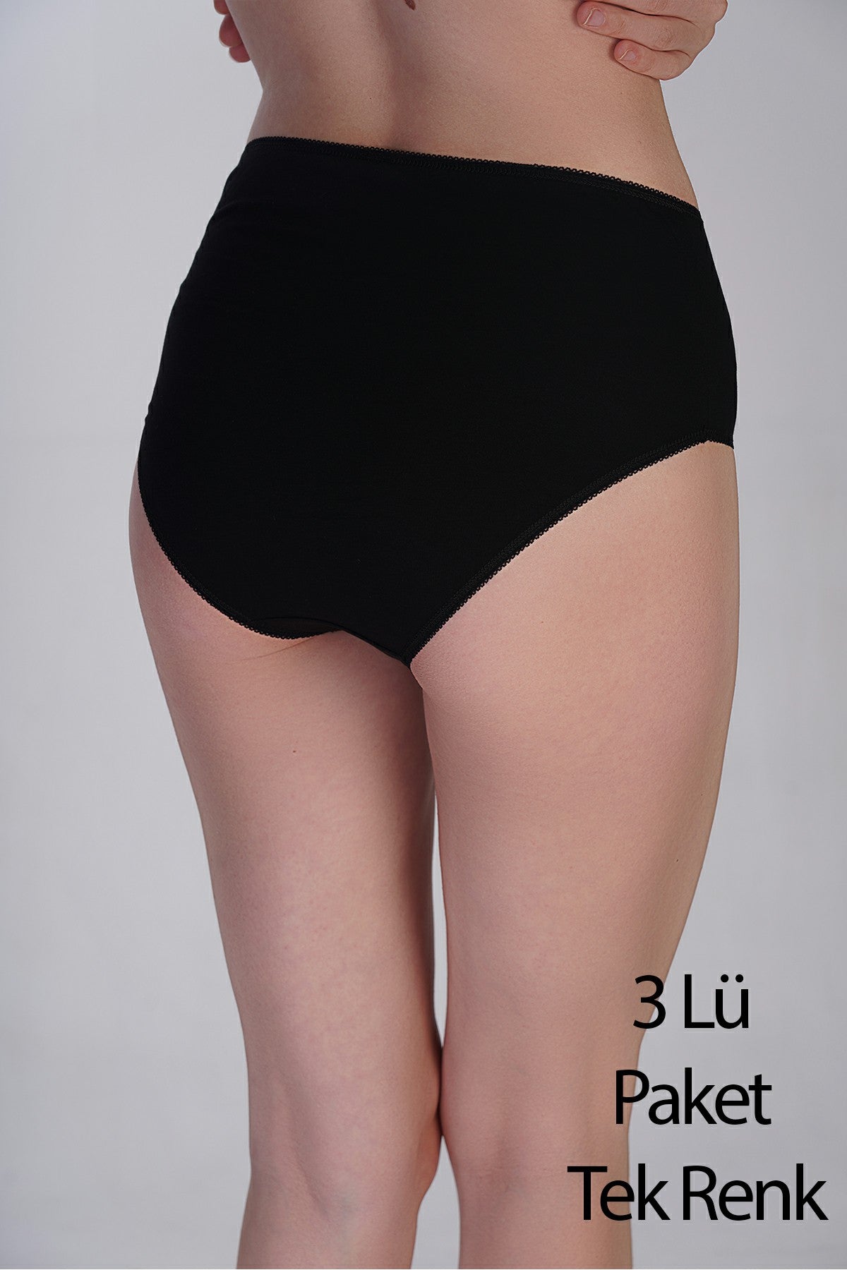 Image of Set de 3 bikini pentru femei cu talie mică, din bumbac