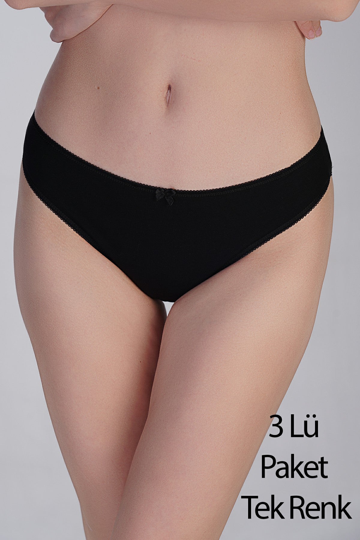 Image of Kadın Brazilian Penye 3 lü Külot