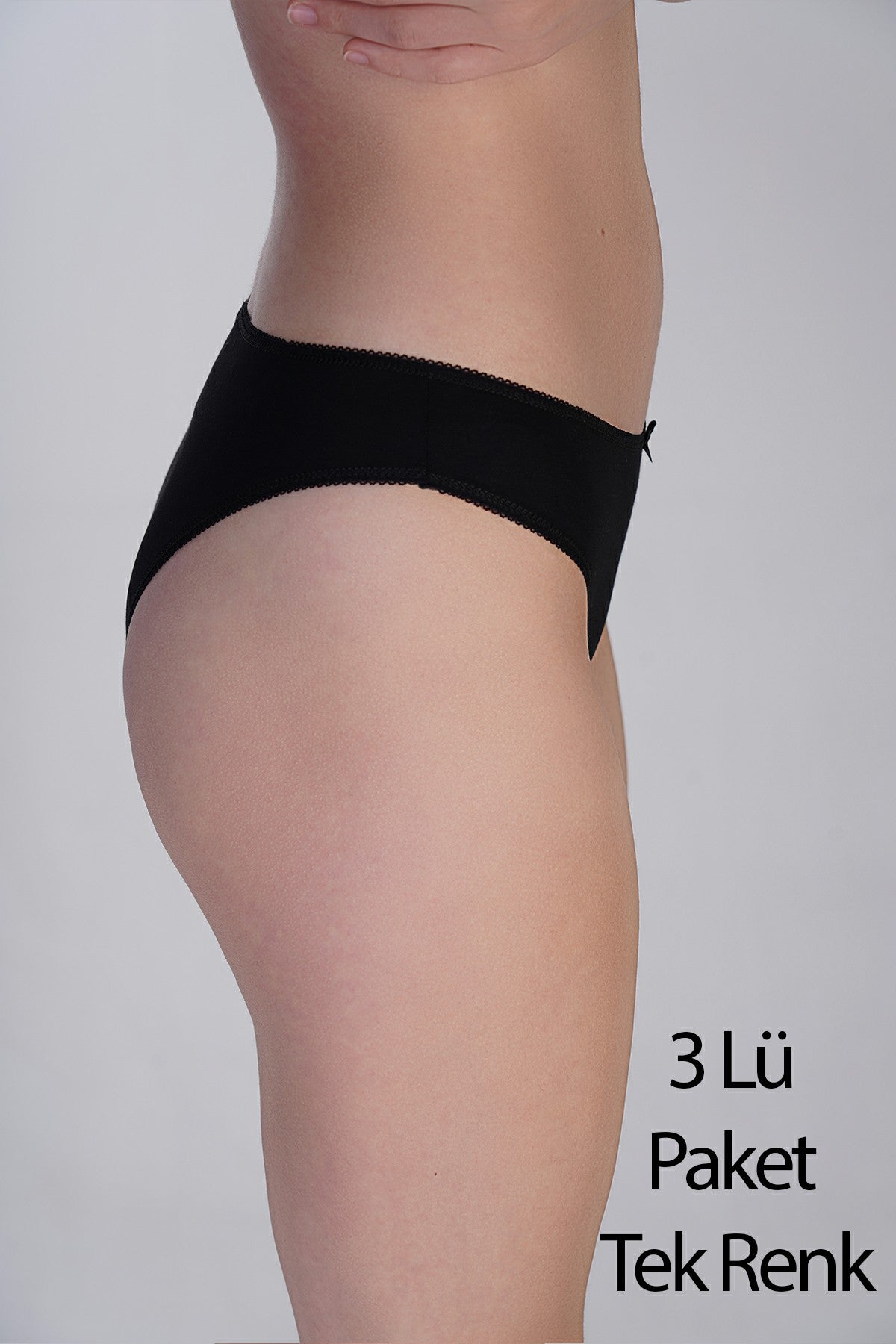 Image of Kadın Brazilian Penye 3 lü Külot