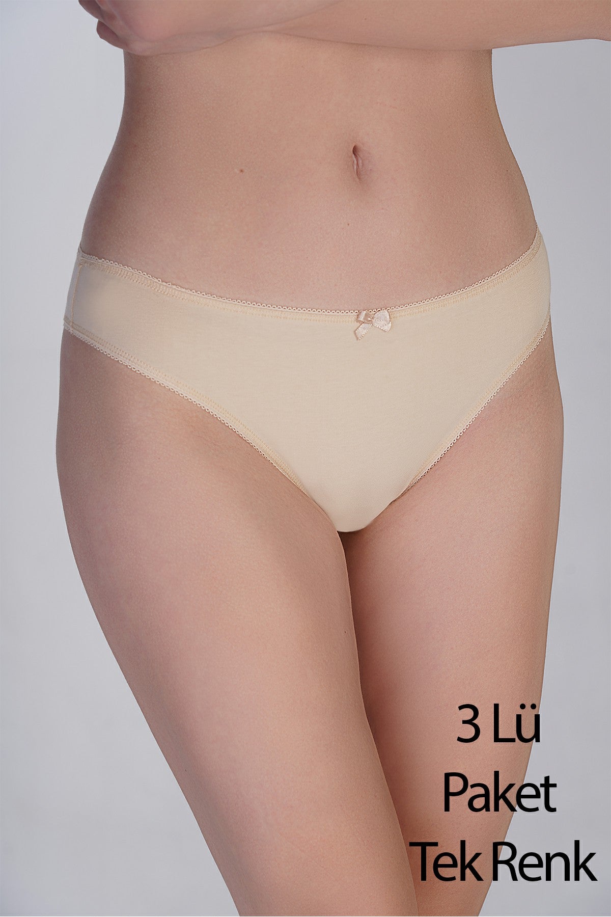 Image of Kadın Brazilian Penye 3 lü Külot