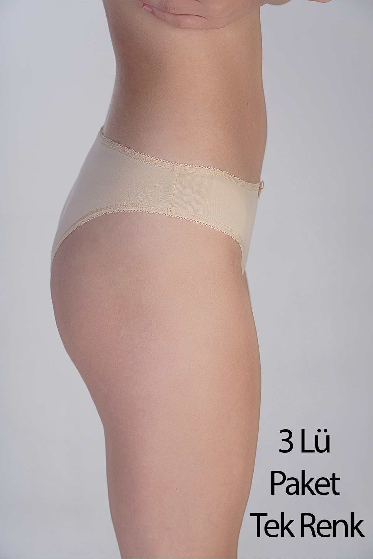 Image of Kadın Brazilian Penye 3 lü Külot