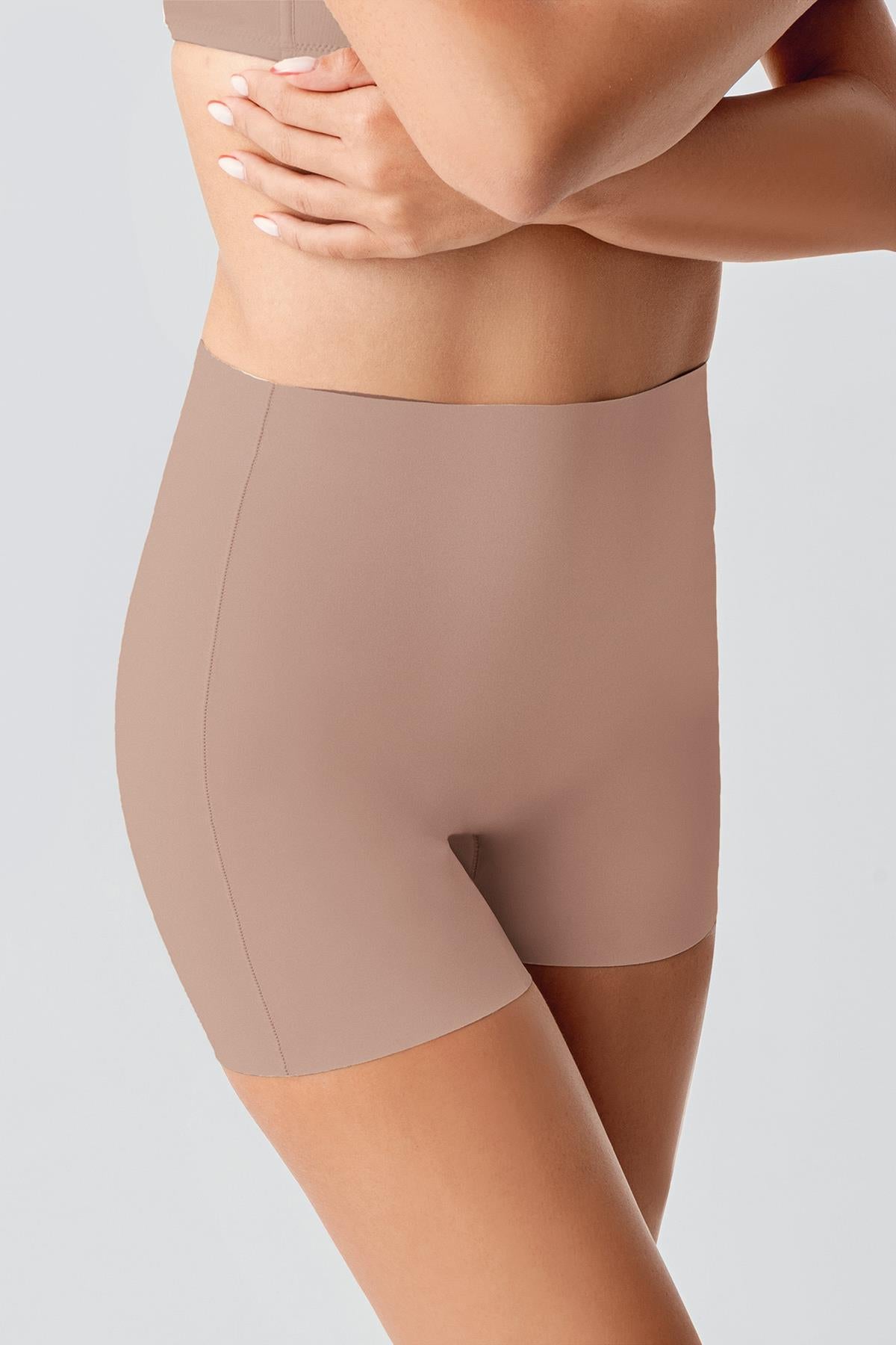Image of Pantaloni scurți laser cu talie antiderapantă