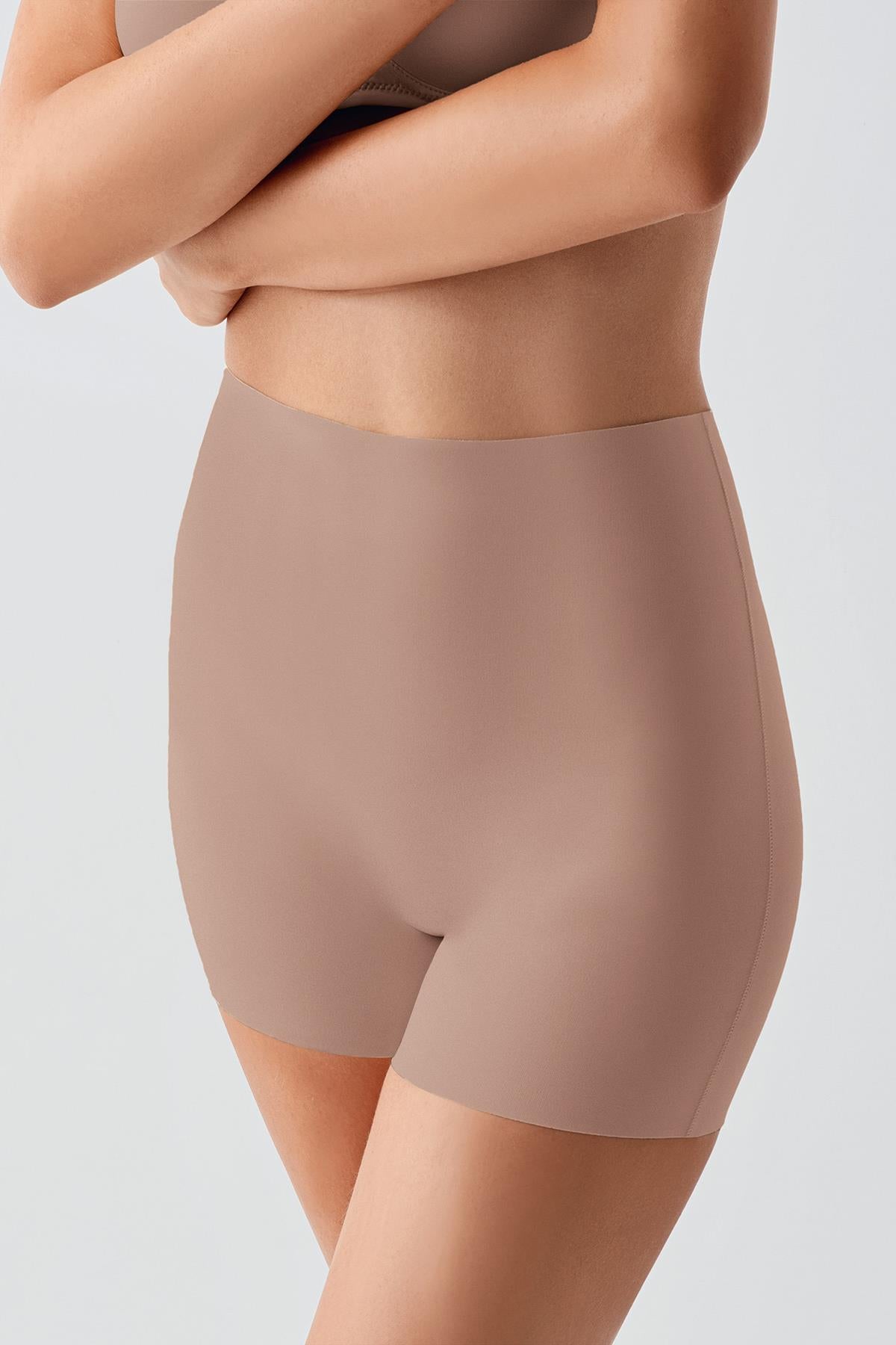 Image of Pantaloni scurți laser cu talie antiderapantă