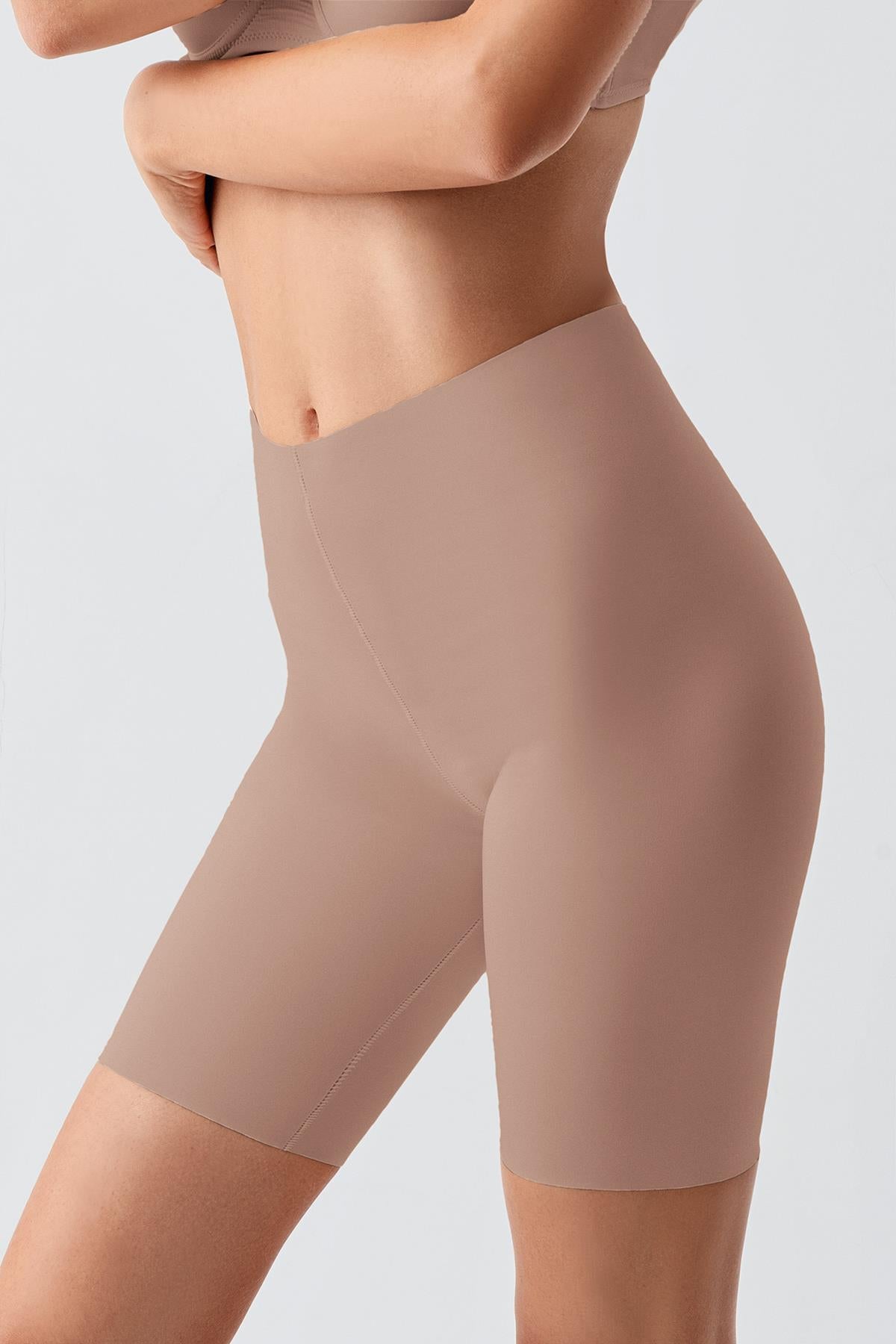 Image of Corset modelator fără cusături, cu talie înaltă, decupat cu laser