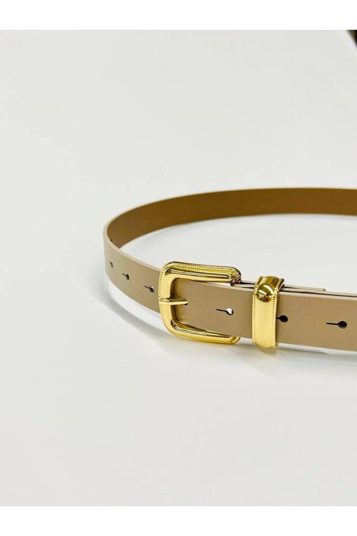 Image of 3’lü Gold Kaplama Kadın Pantolon Kemeri, Ceket Kemeri, Elbise Kemeri, Gömlek Kemeri ne