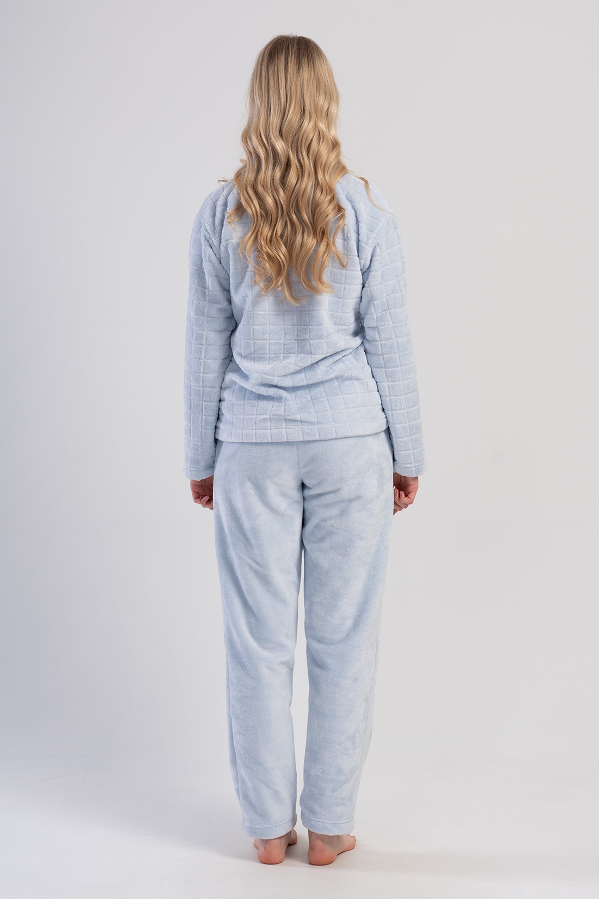 Image of KADIN J.ULTRASOFT V YAKA UZUN KOL CEPLI PIJAMA TAKIM