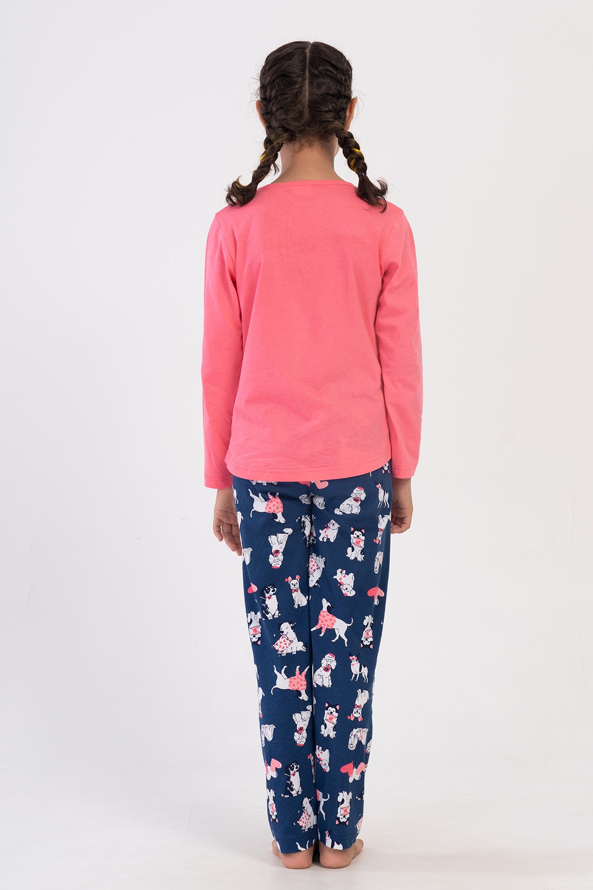 Image of KIZ COCUK P.SUPREM O YAKA UZUN KOL ETEGI OVAL PIJAMA TAKIM(7-8/13-14)