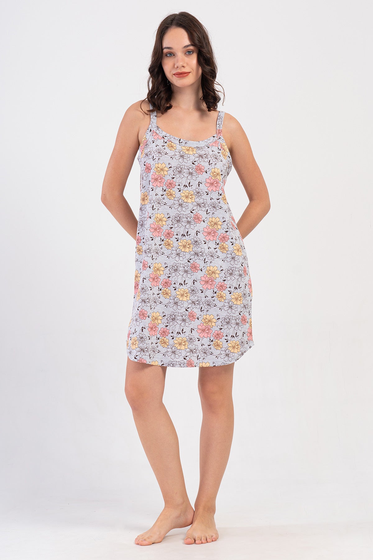 Image of KADIN P.SUPREM XXL IP ASKILI ETEGI OVAL TUNIK