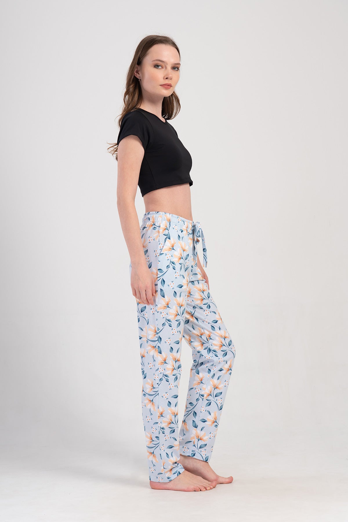 Image of KADIN P.SUPREM CEPLI TEK ALT PIJAMA