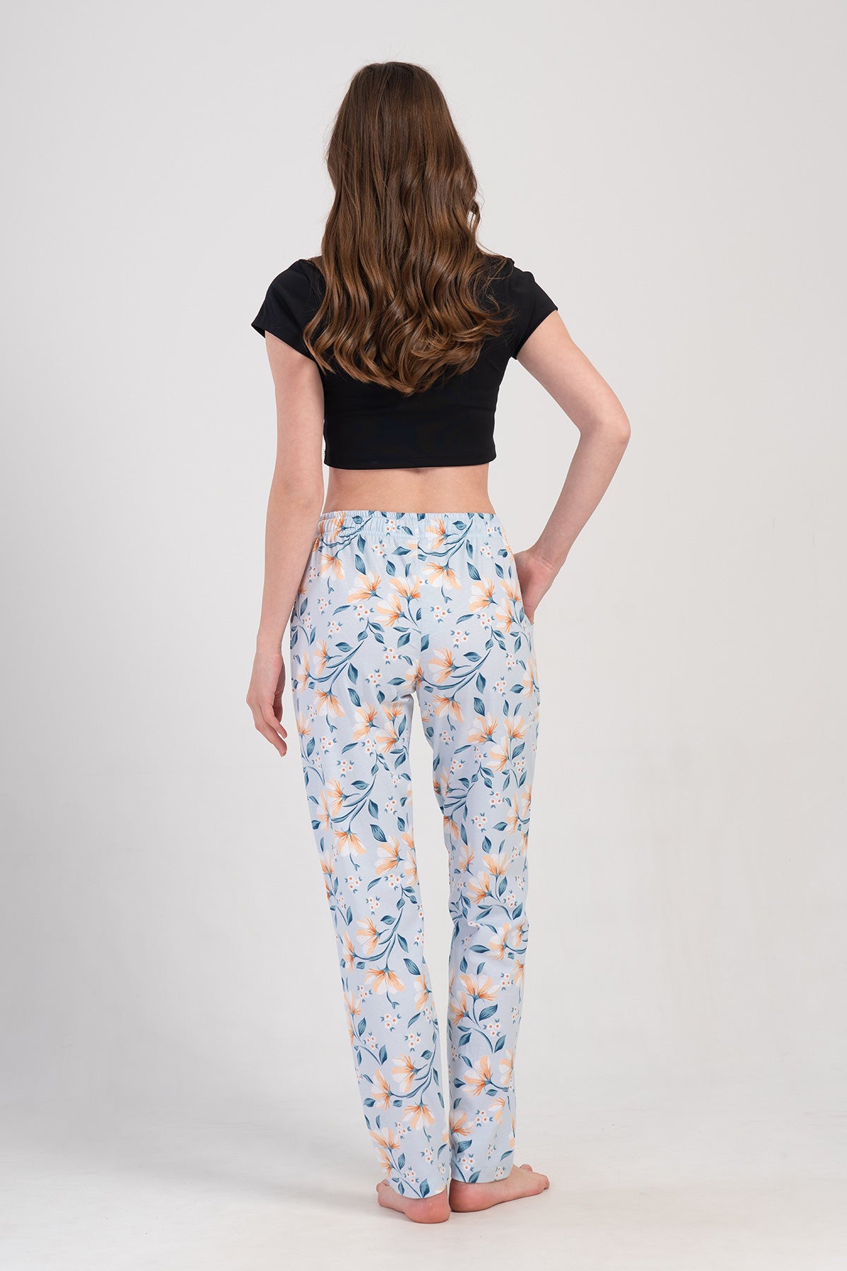 Image of KADIN P.SUPREM CEPLI TEK ALT PIJAMA