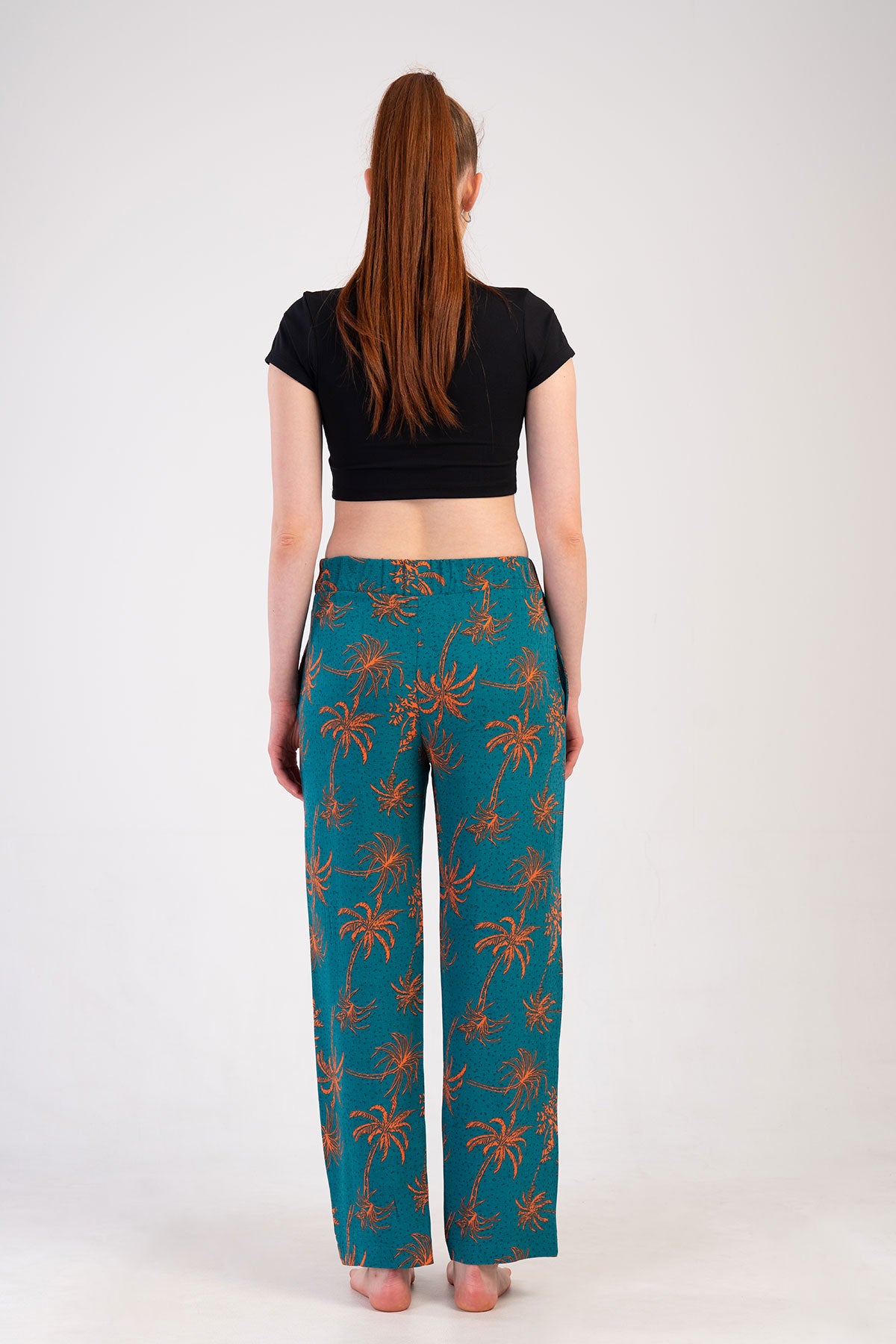 Image of KADIN VISCON CEPLI TEK ALT PIJAMA
