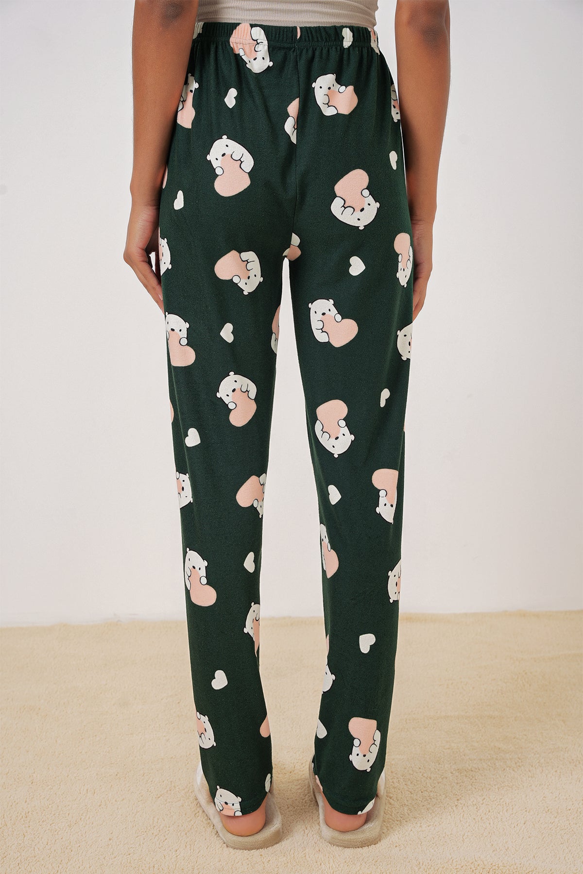 Image of 4323 Desenli Pijama Altı - Y.Zümrüt