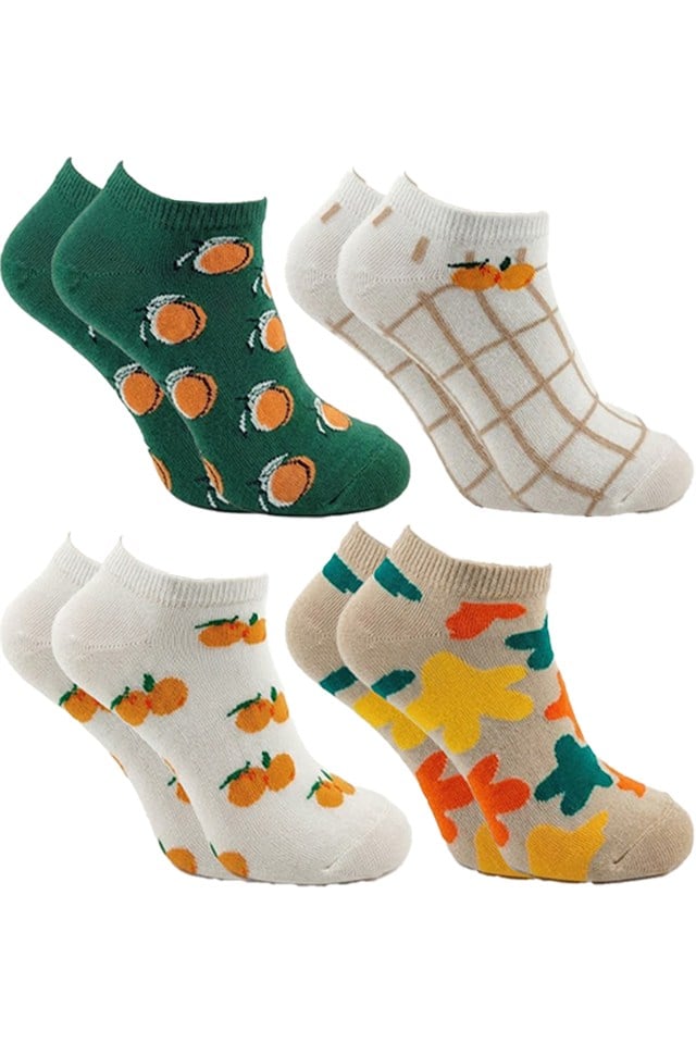 Image of 4-Pack Women's Cotton Ankle Socks