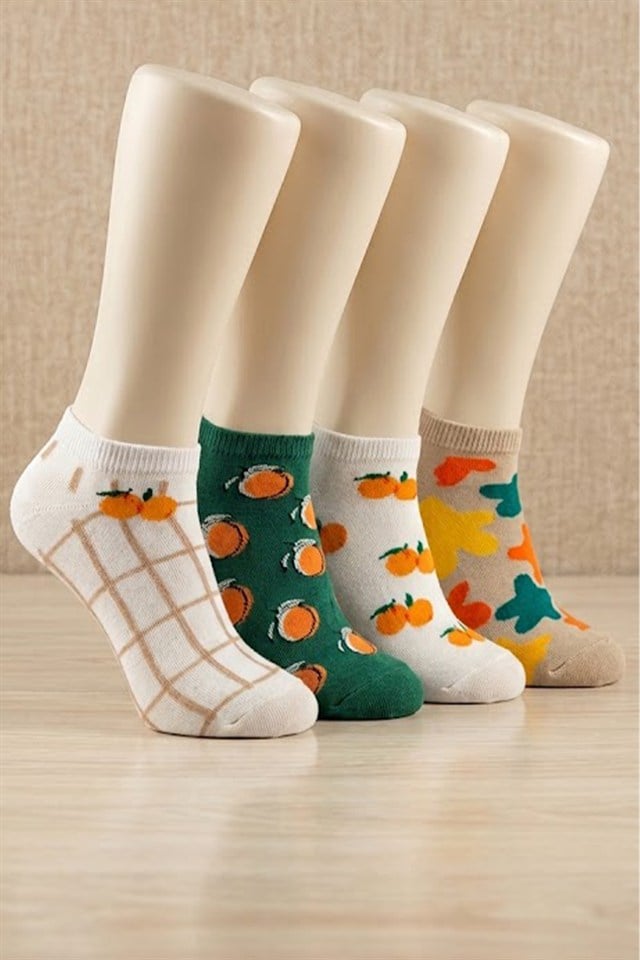 Image of 4-Pack Women's Cotton Ankle Socks