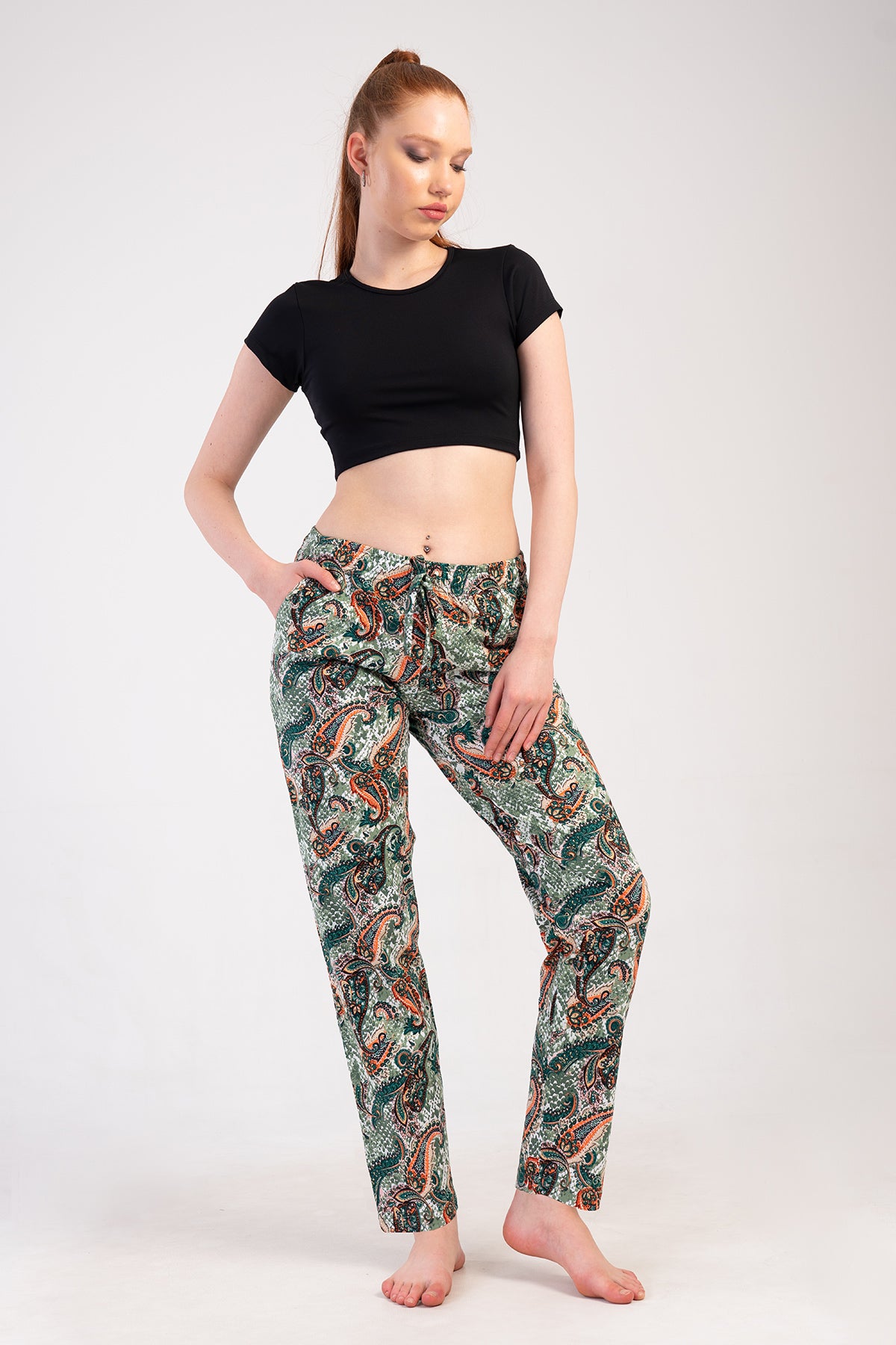 Image of KADIN P.SUPREM XXL CEPLI TEK ALT PIJAMA