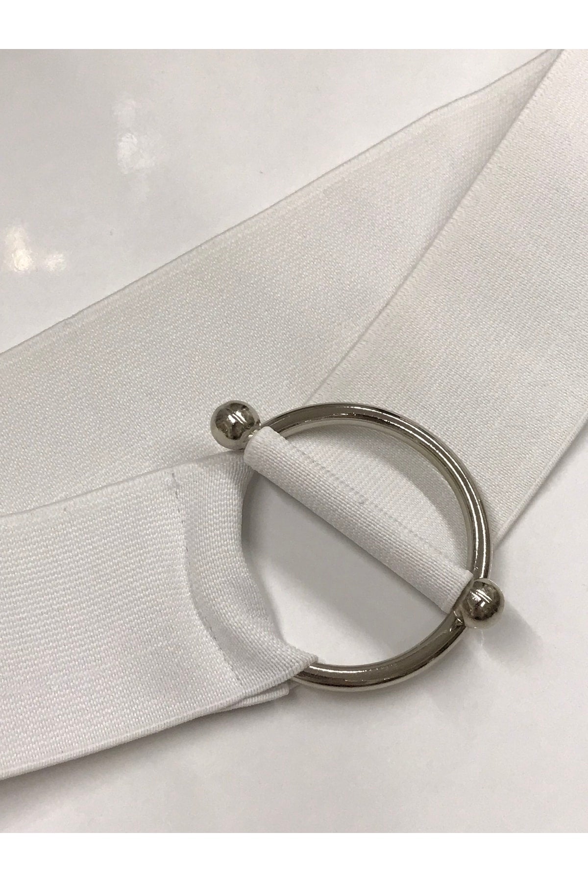 Image of 2'li Halka Ve Halter Tokalı Elastik Kadın Kemeri, Ceket Kemeri, Gömlek Kemeri, Elbise Kemeri