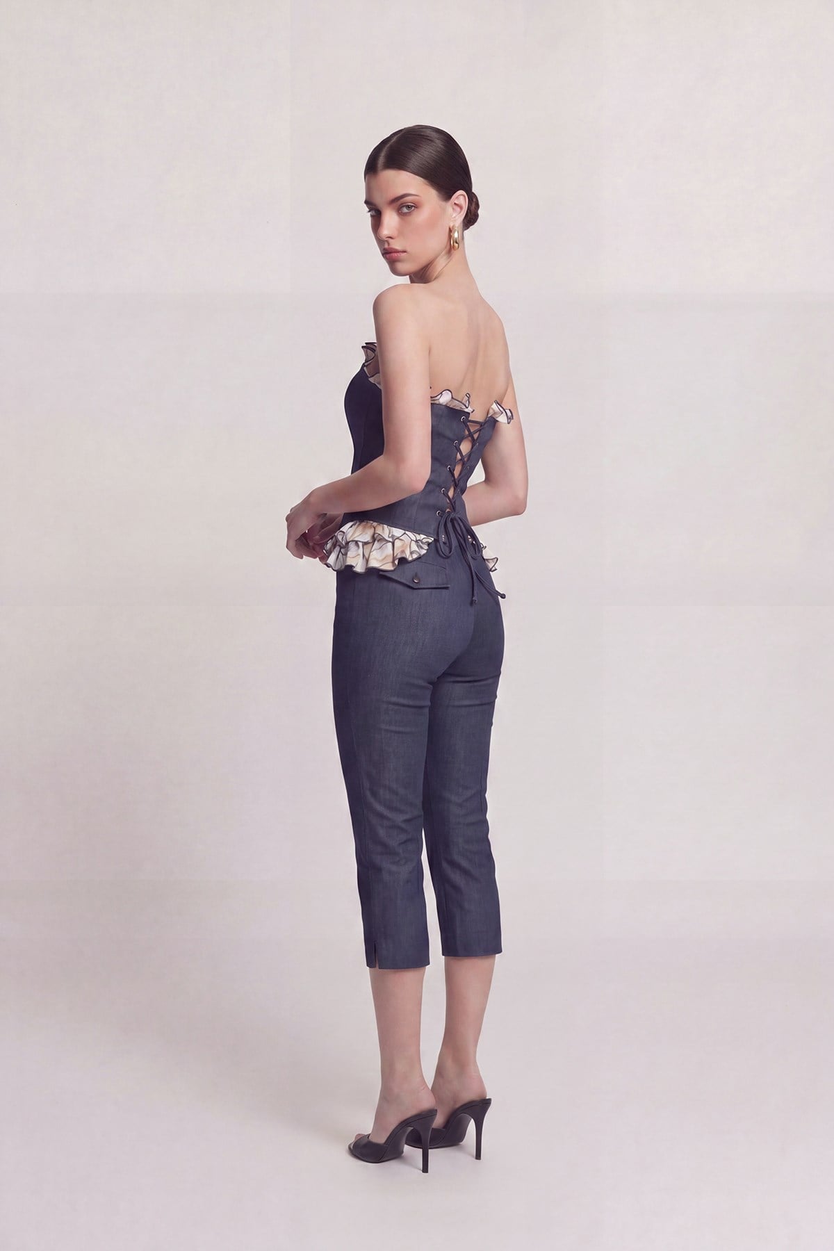 Image of Jean Görünümlü Venus Capri Pantolon Lacivert