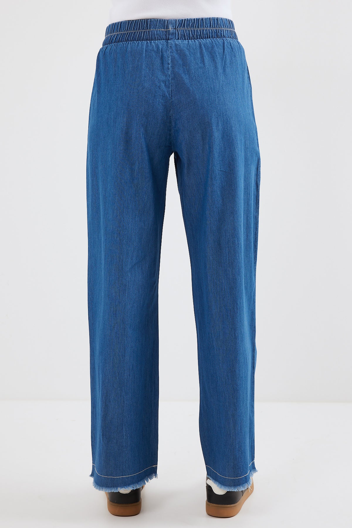 Image of 6469 BOL PAÇA JEANS PANTOLON - Koyu Mavi
