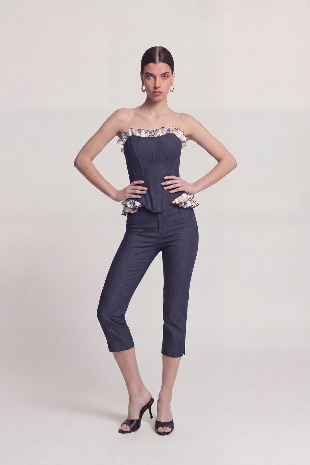 Image of Jean Görünümlü Venus Capri Pantolon Lacivert