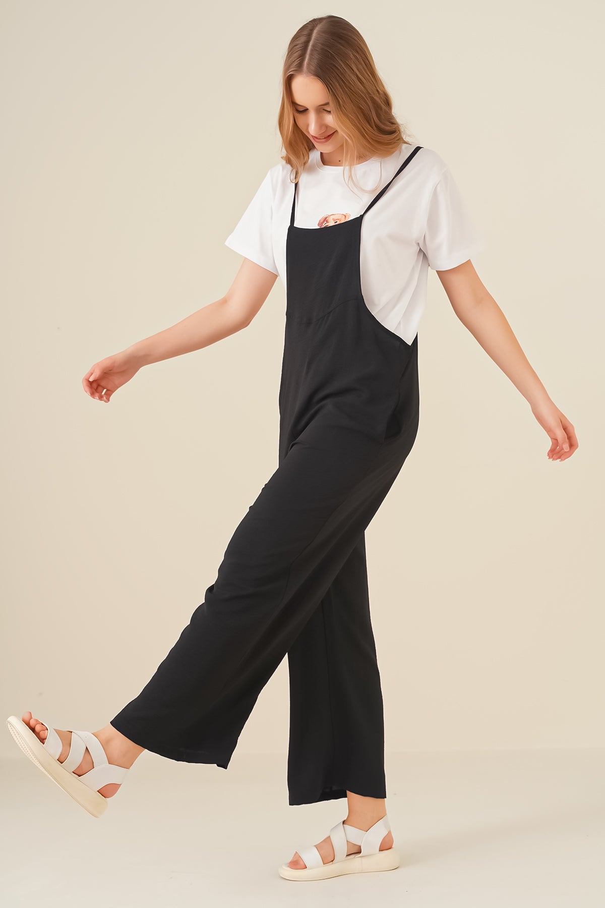 Image of 7019 Overalls - Black
