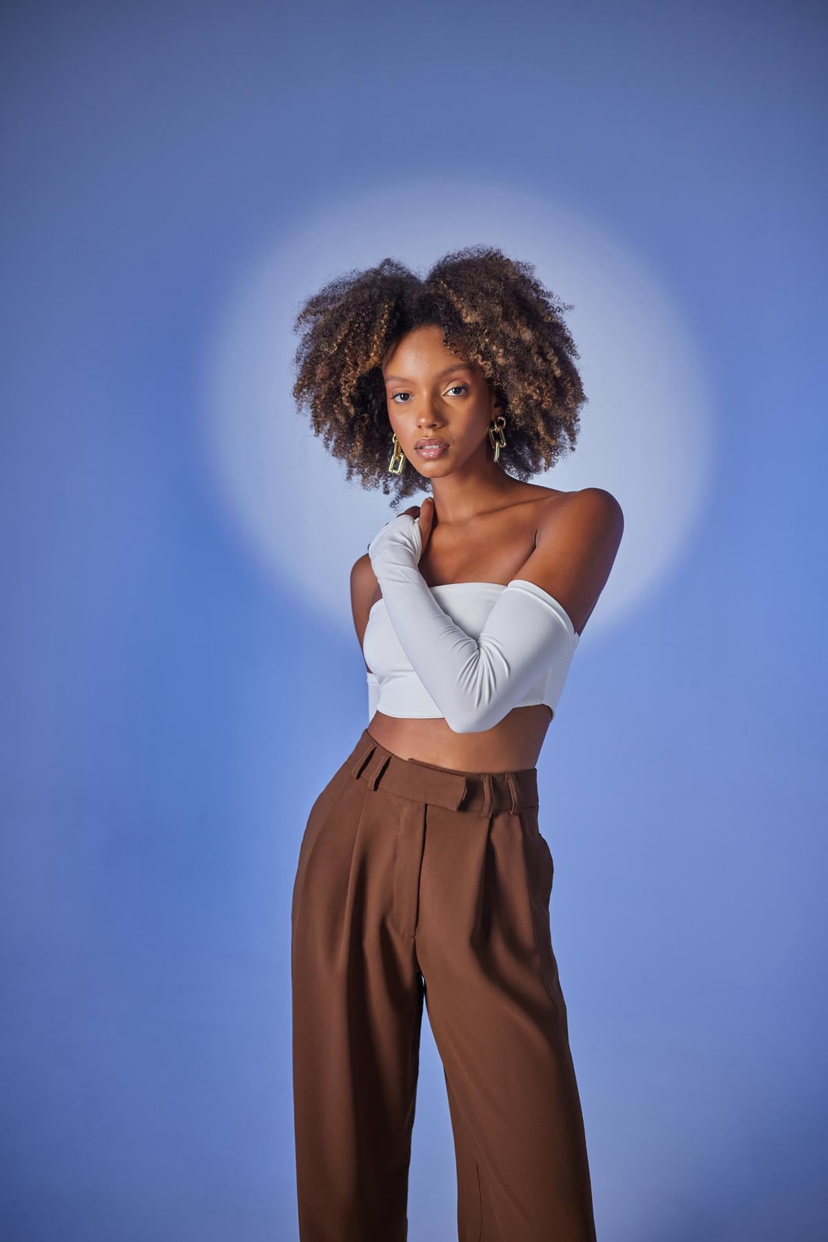 Image of Straplez Model Noir Bluz Ekru