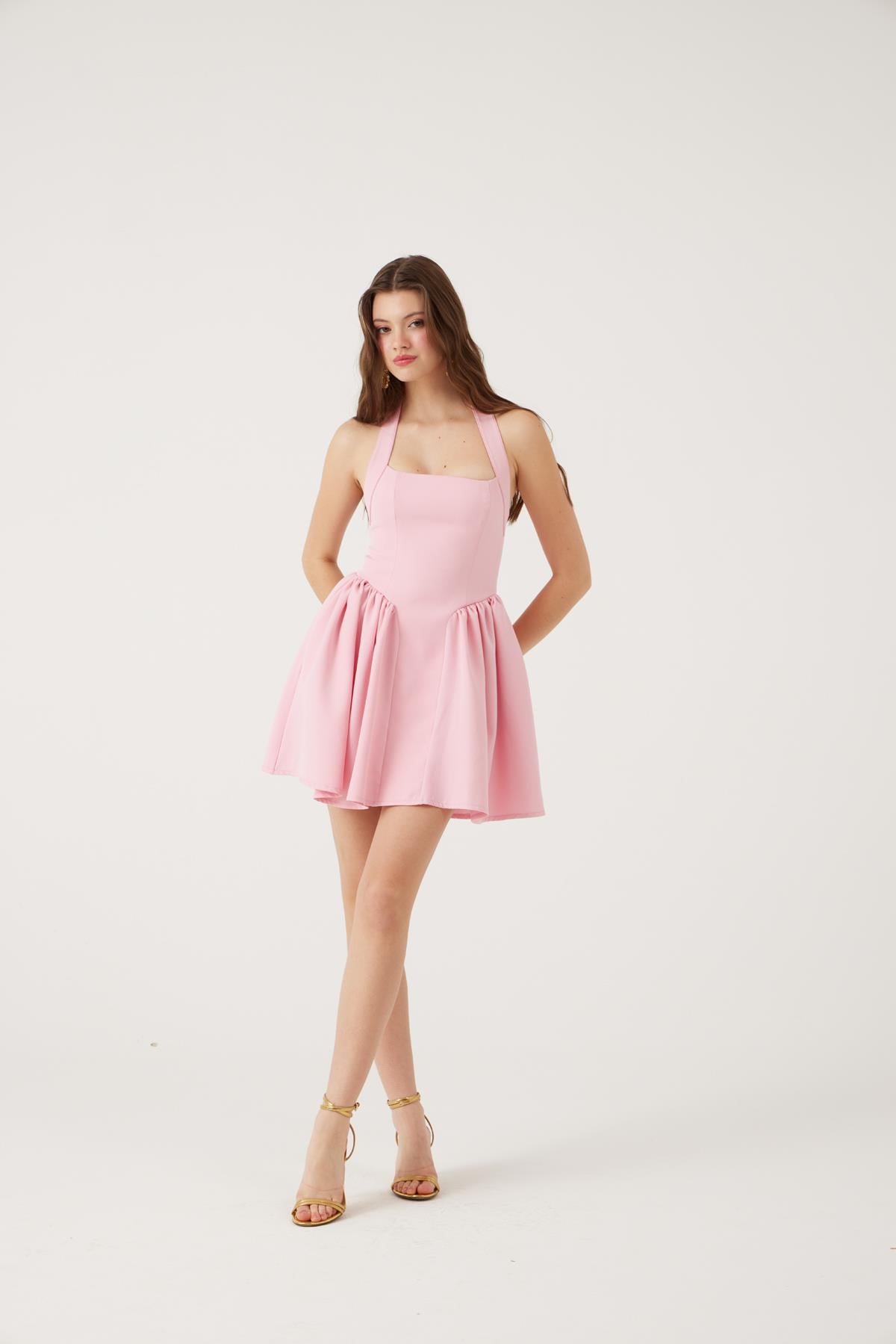 Image of Cepli Mini Felici Elbise Pembe